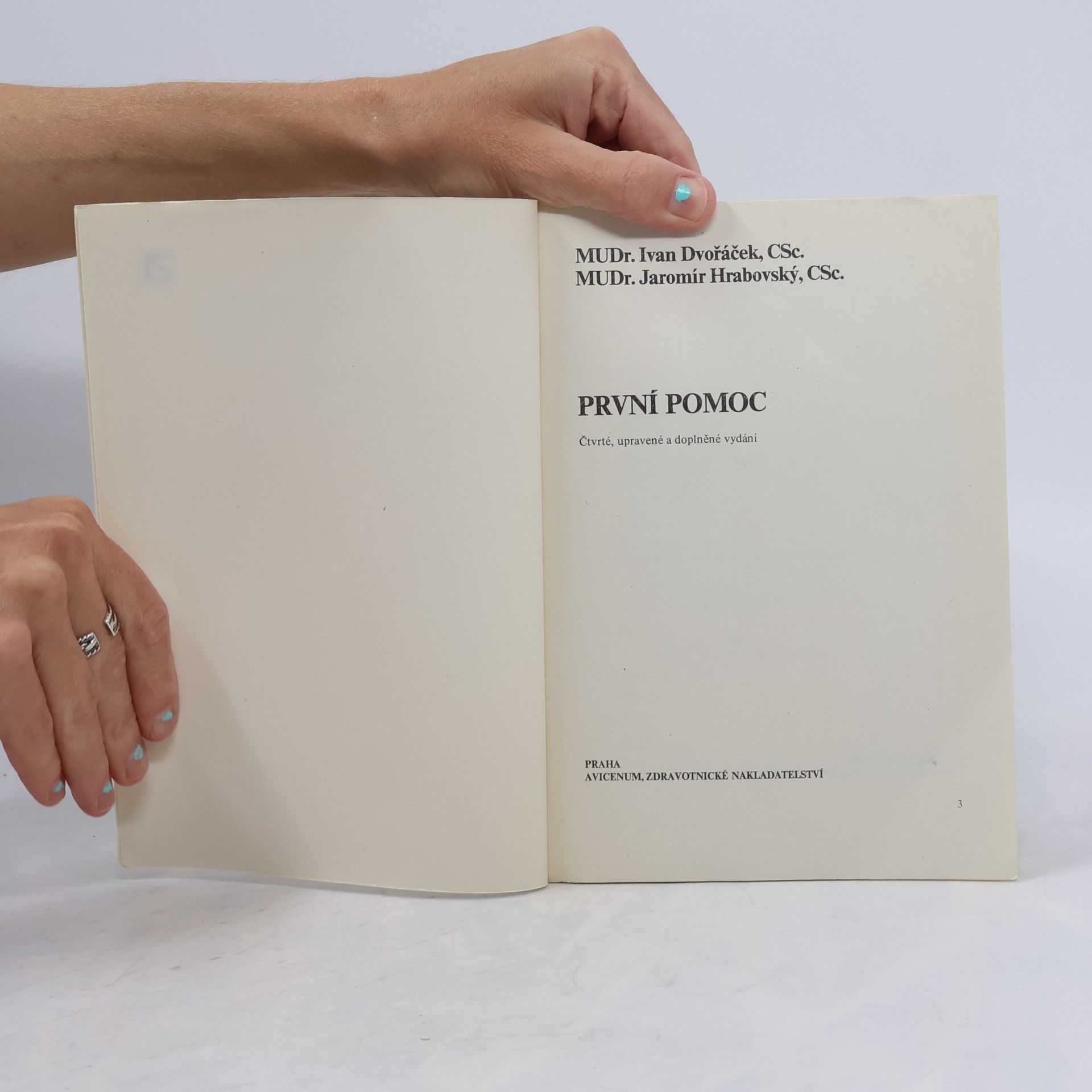Ivan Dvořáček První pomoc