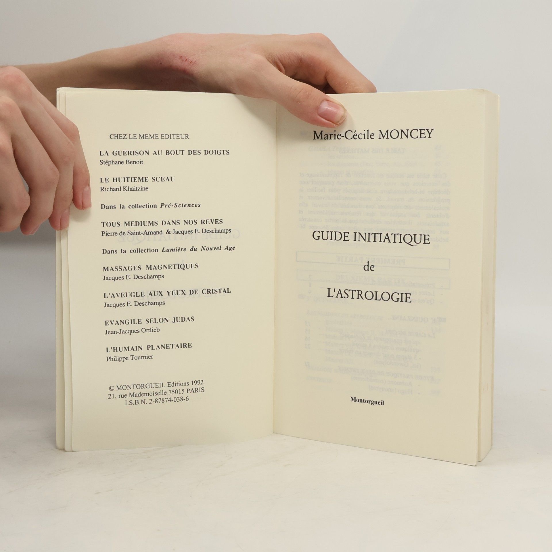 Marie-Cécile Moncey Guide initiatique de l'astrologue