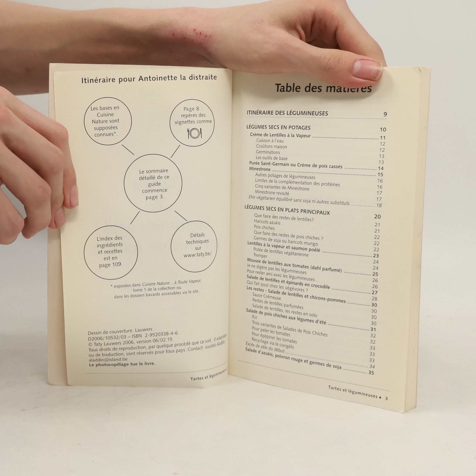 Taty Lauwers Taty - 3: Tartes & Legumineuses en cuisine nature