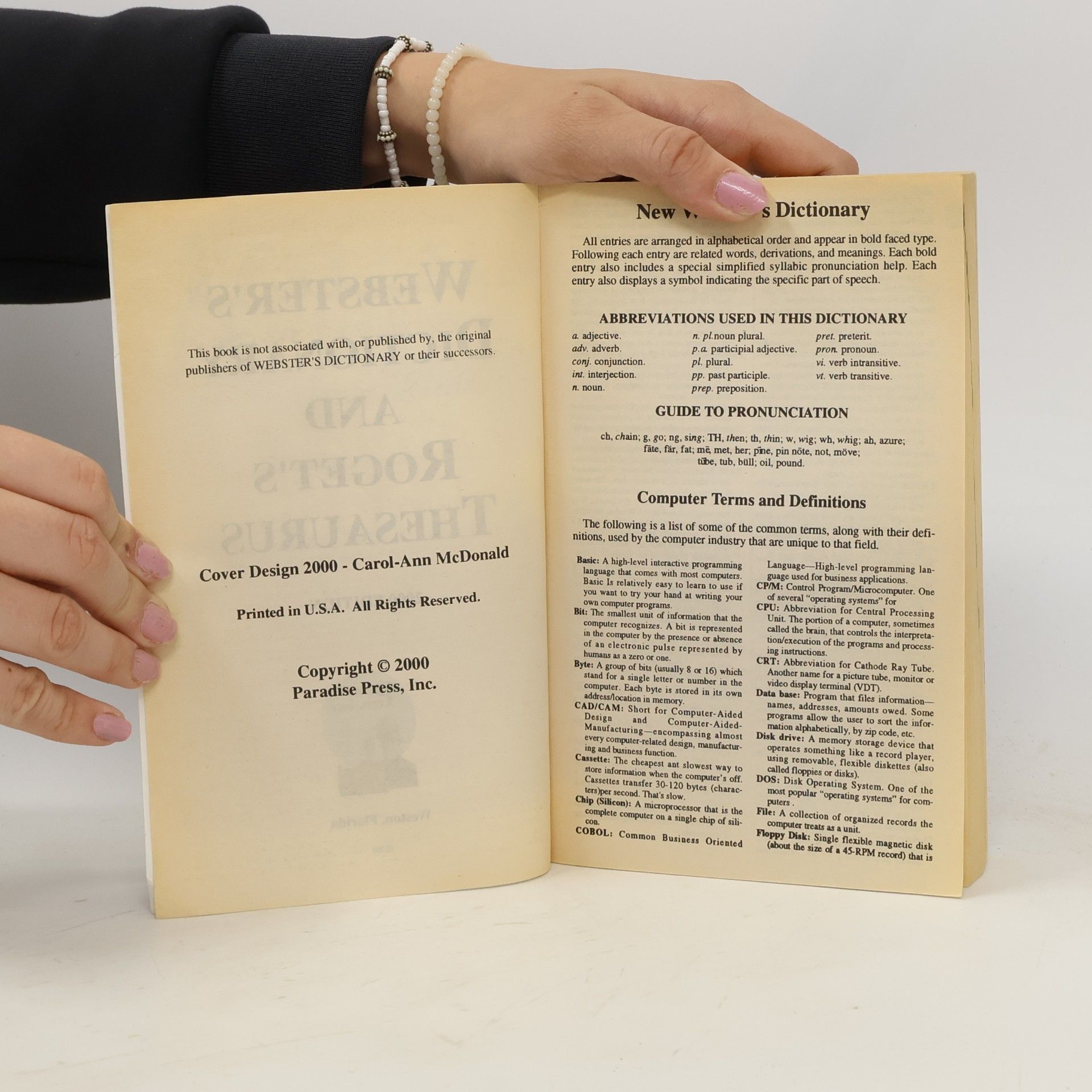 Autorenkollektiv Webster's Dictionary and Roget's Thesaurus