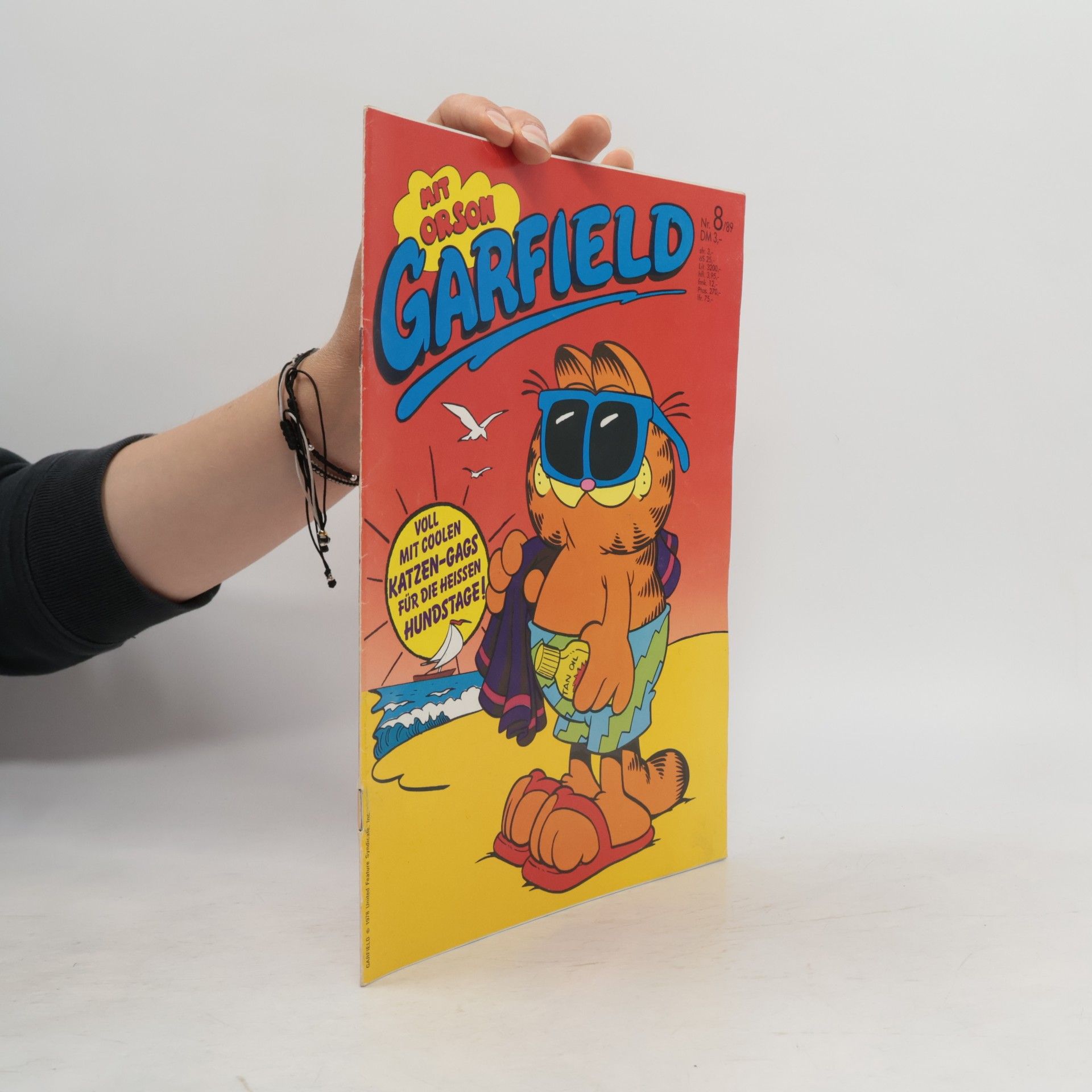 Jim Davis Garfield 8/1989