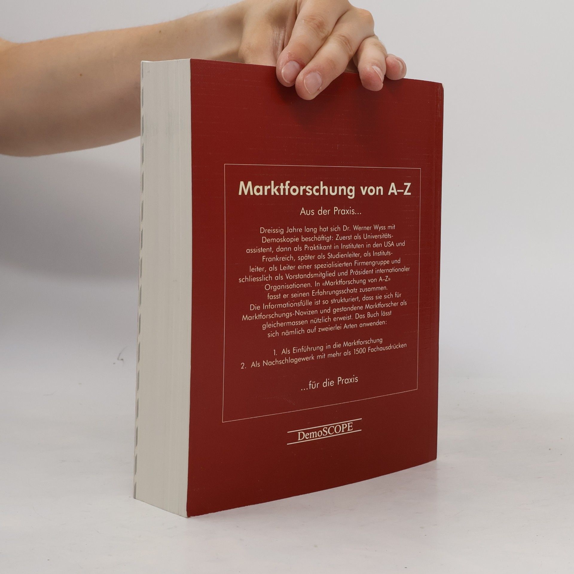 Werner Wyss Marktforschung von A–Z