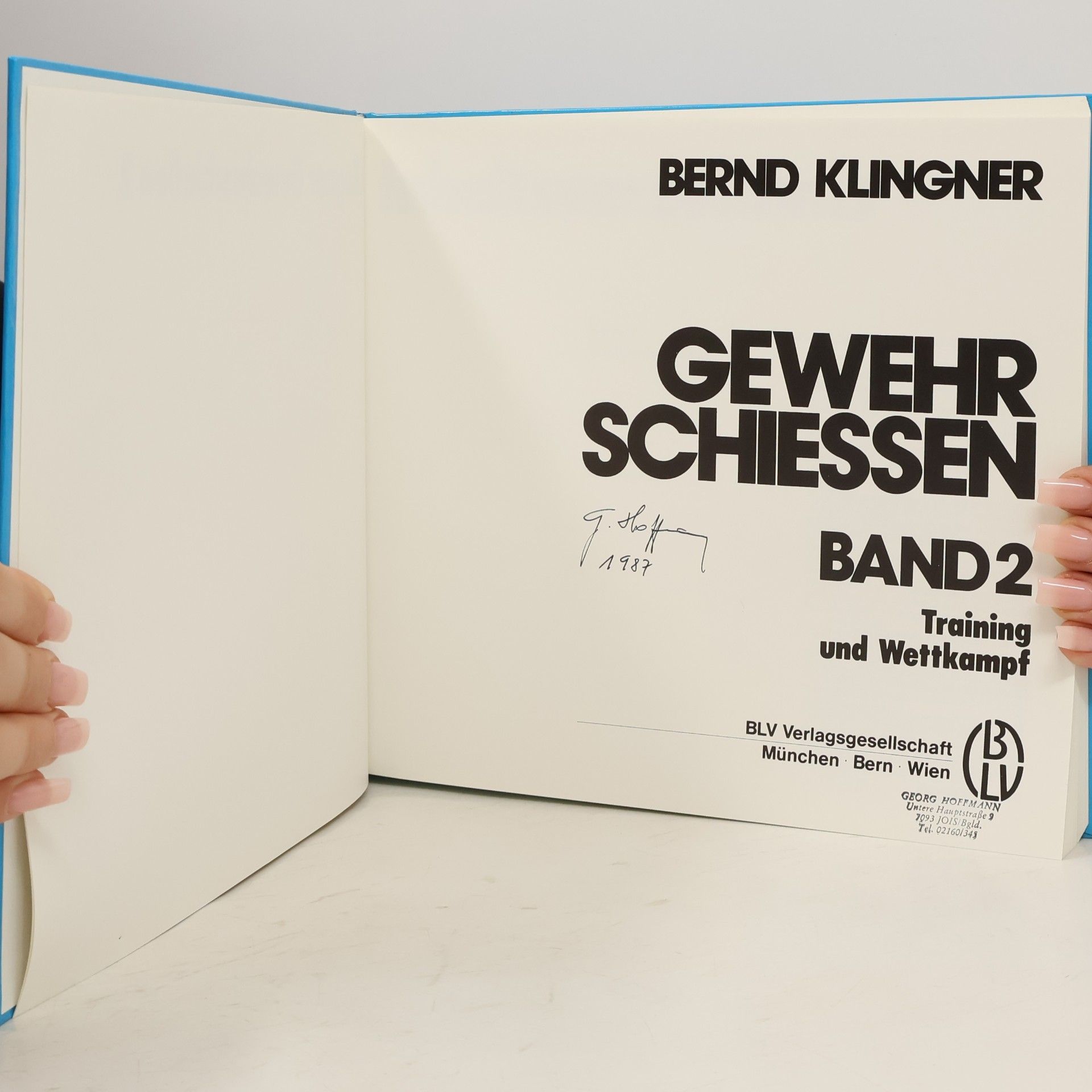 Bernd Klingner Gewehrschießen