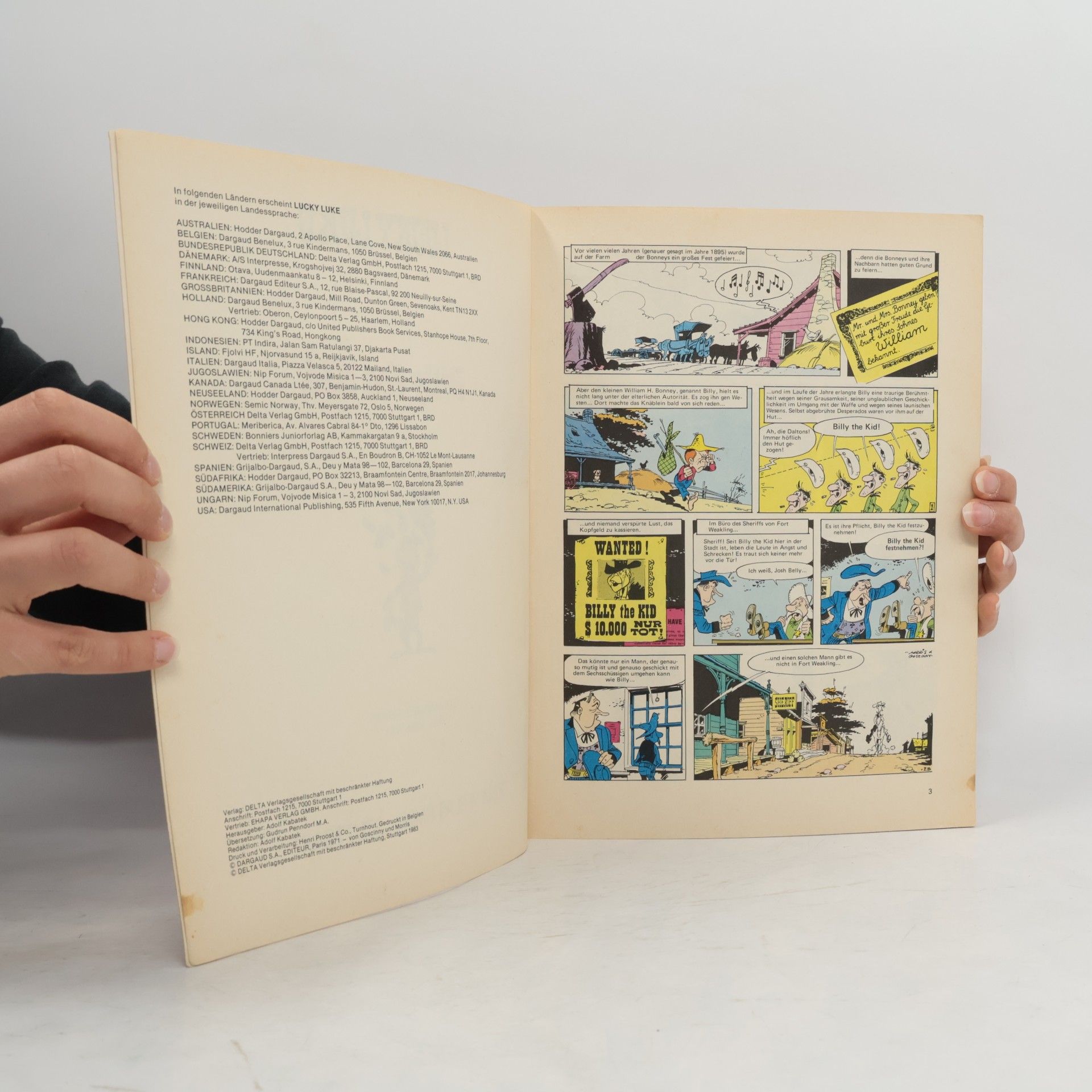 René Goscinny Lucky Luke - Billy the Kid