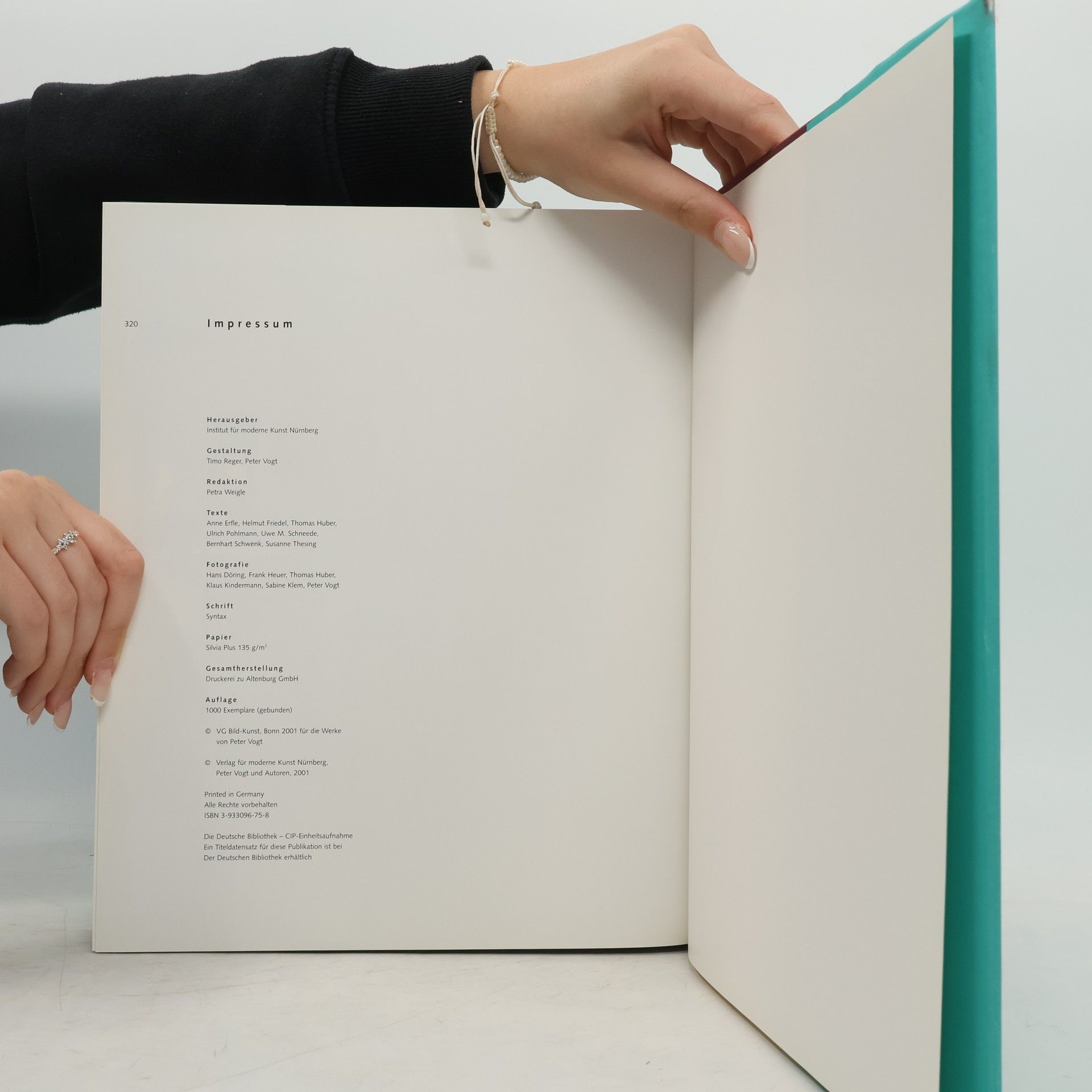 Hans-Peter Vogt Peter Vogt. Werkverzeichnis 1989-2001
