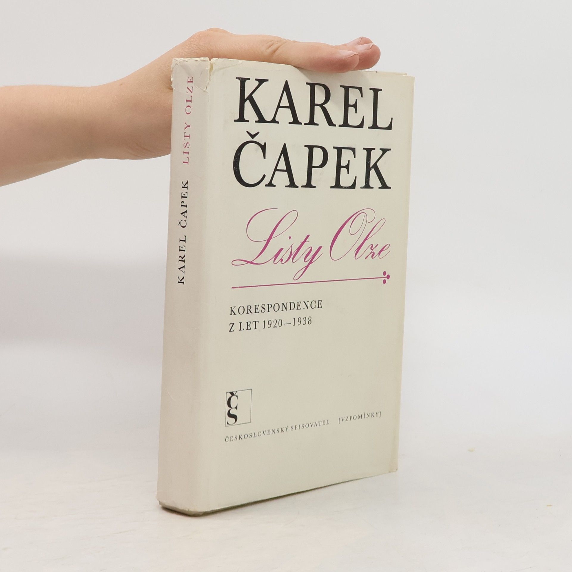 Karel Čapek Listy Olze