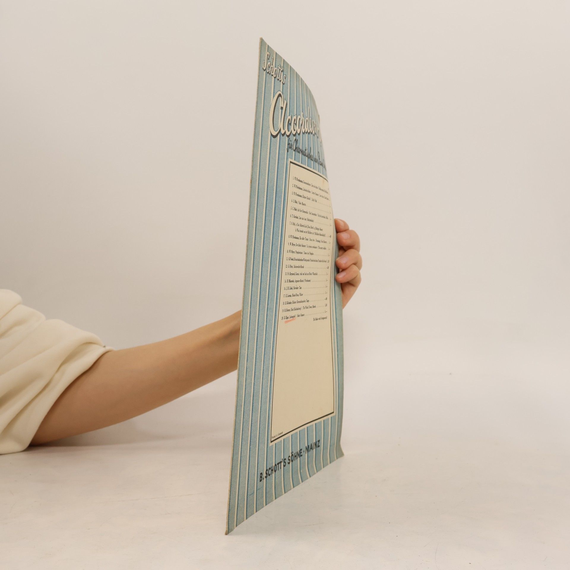Autorenkollektiv Schott's Accordeon-Soli für Chromatisches oder Piano Accordeon