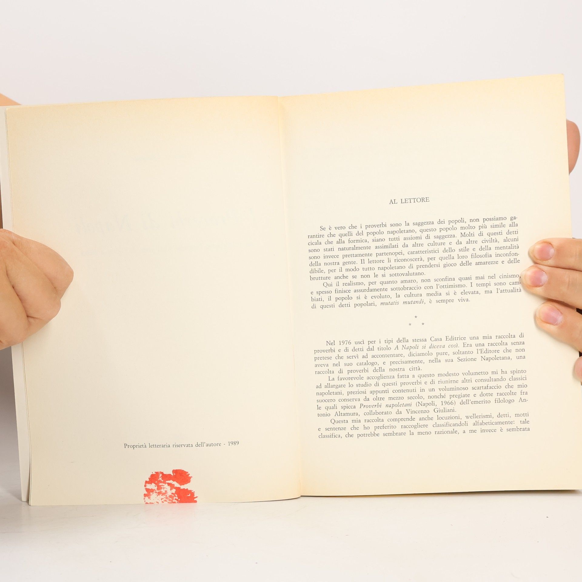 Vittorio Gleijeses I proverbi di Napoli