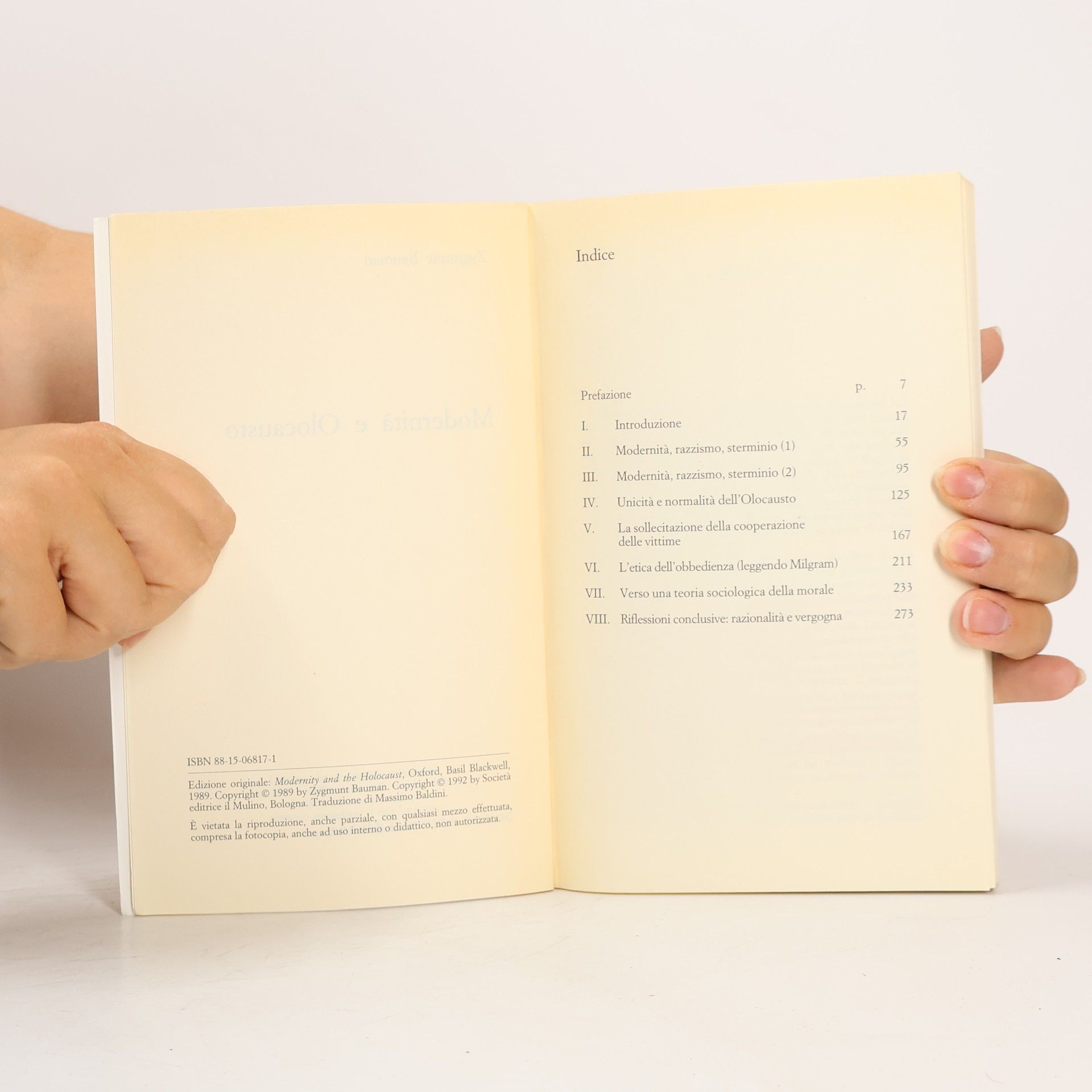 Massimo Baldini Biblioteca: Modernità e Olocausto