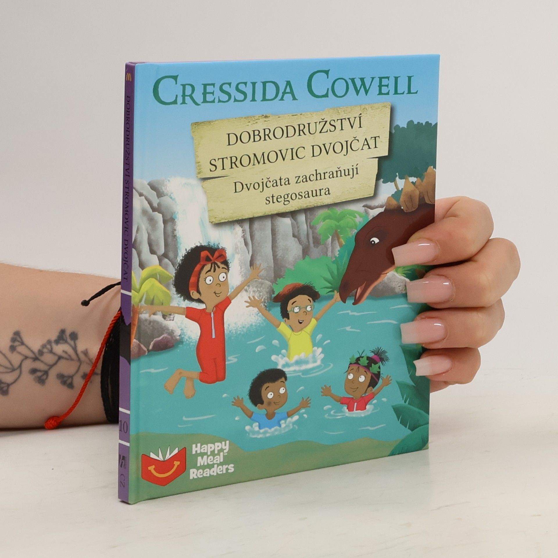 Cressida Cowell Dobrodružství Stromovic dvojčat. Dvojčata zachraňují stegosaura
