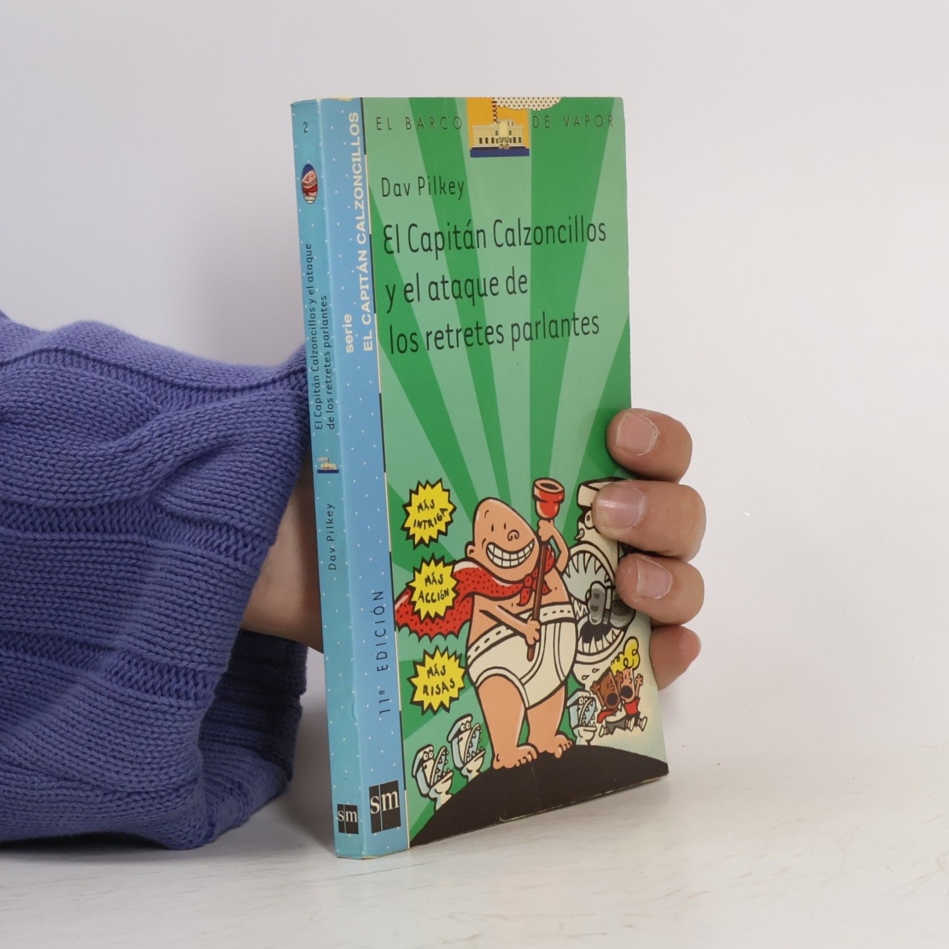 Dav Pilkey El Capitán Calzoncillos y el ataque de los retretes parlantes 2