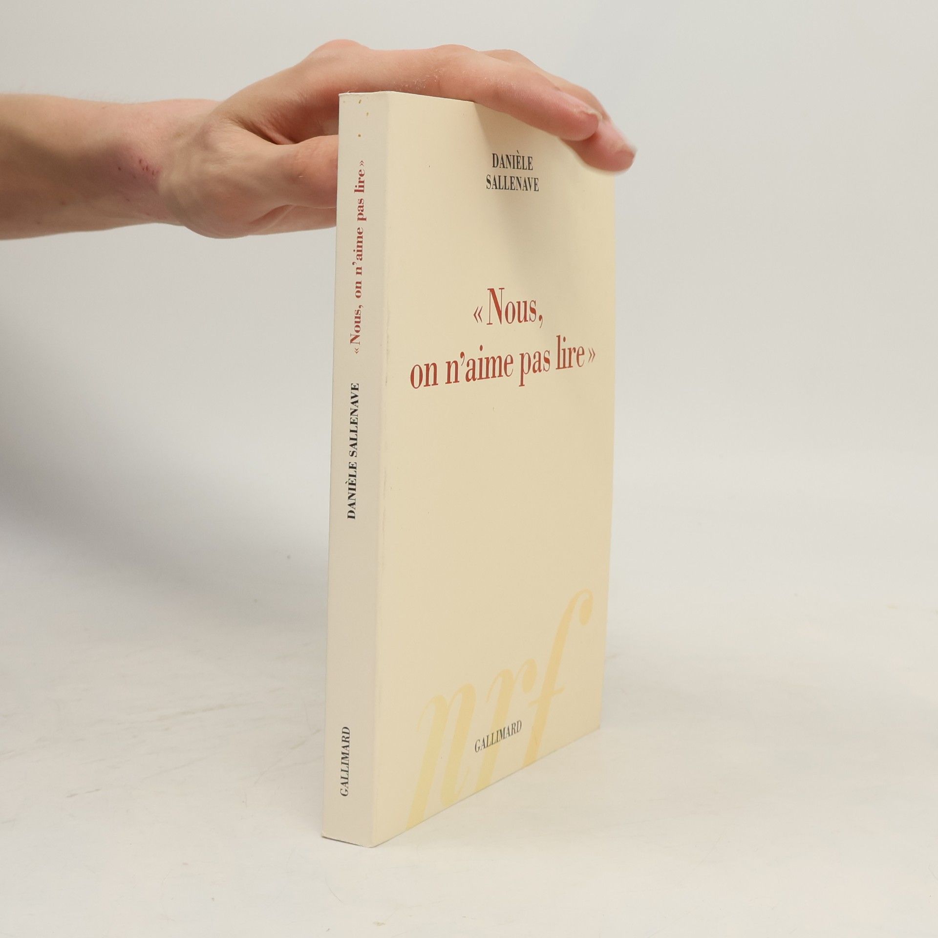Danièle Sallenaveová "Nous, on n'aime pas lire"