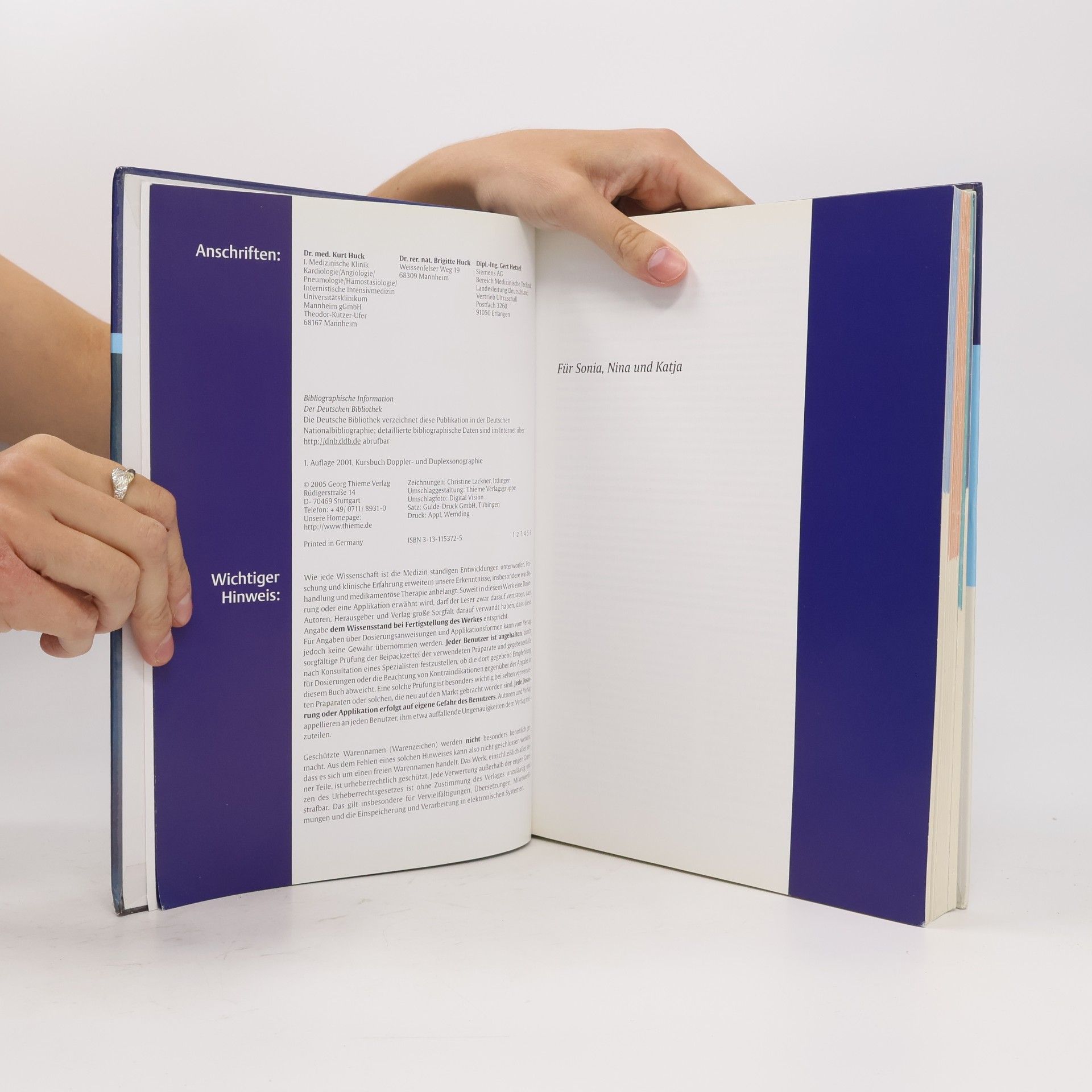 Kurt Huck Kursbuch Doppler- und Duplexsonographie