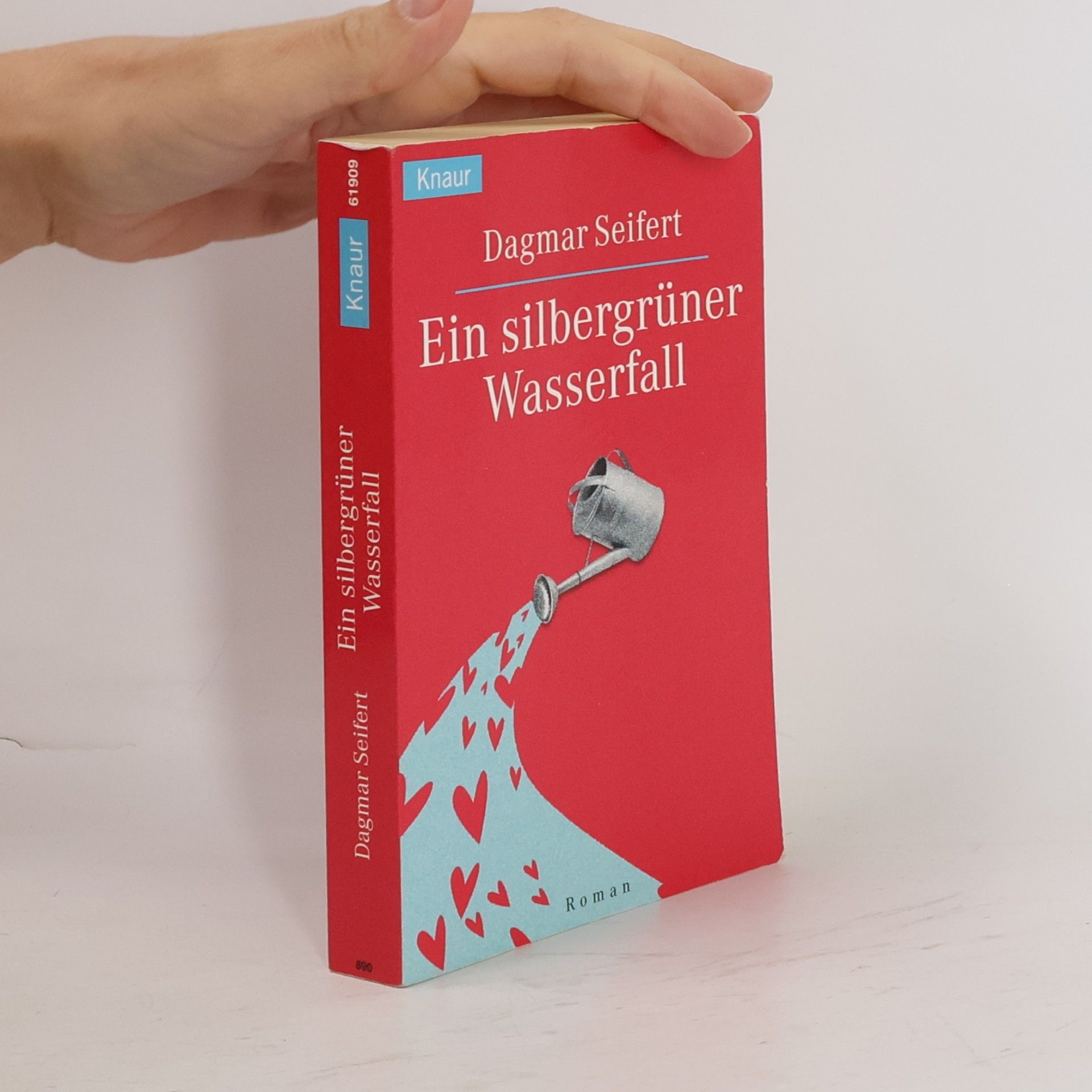 Ein silbergrüner Wasserfall