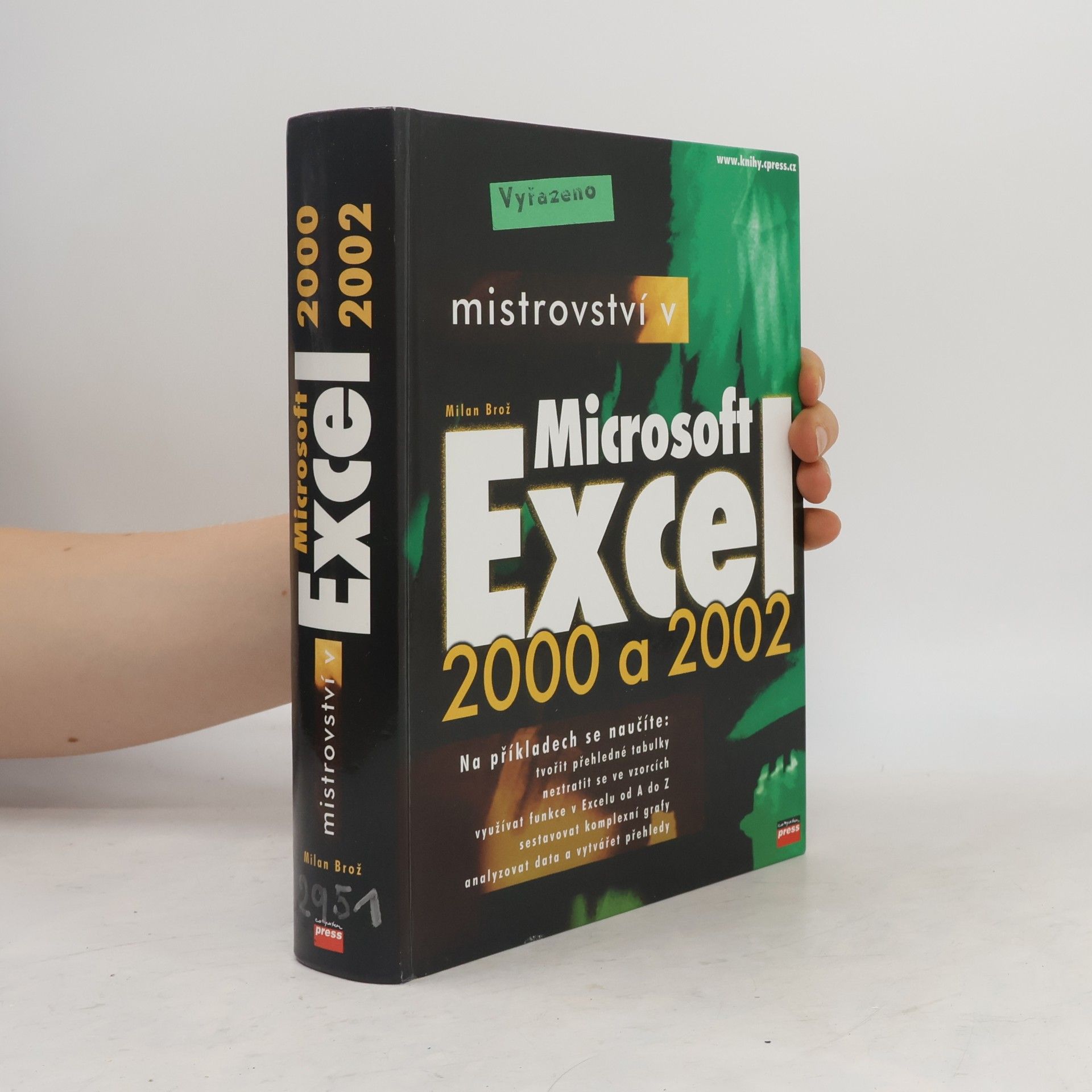Milan Brož Mistrovství v Microsoft Excel 2000 a 2002