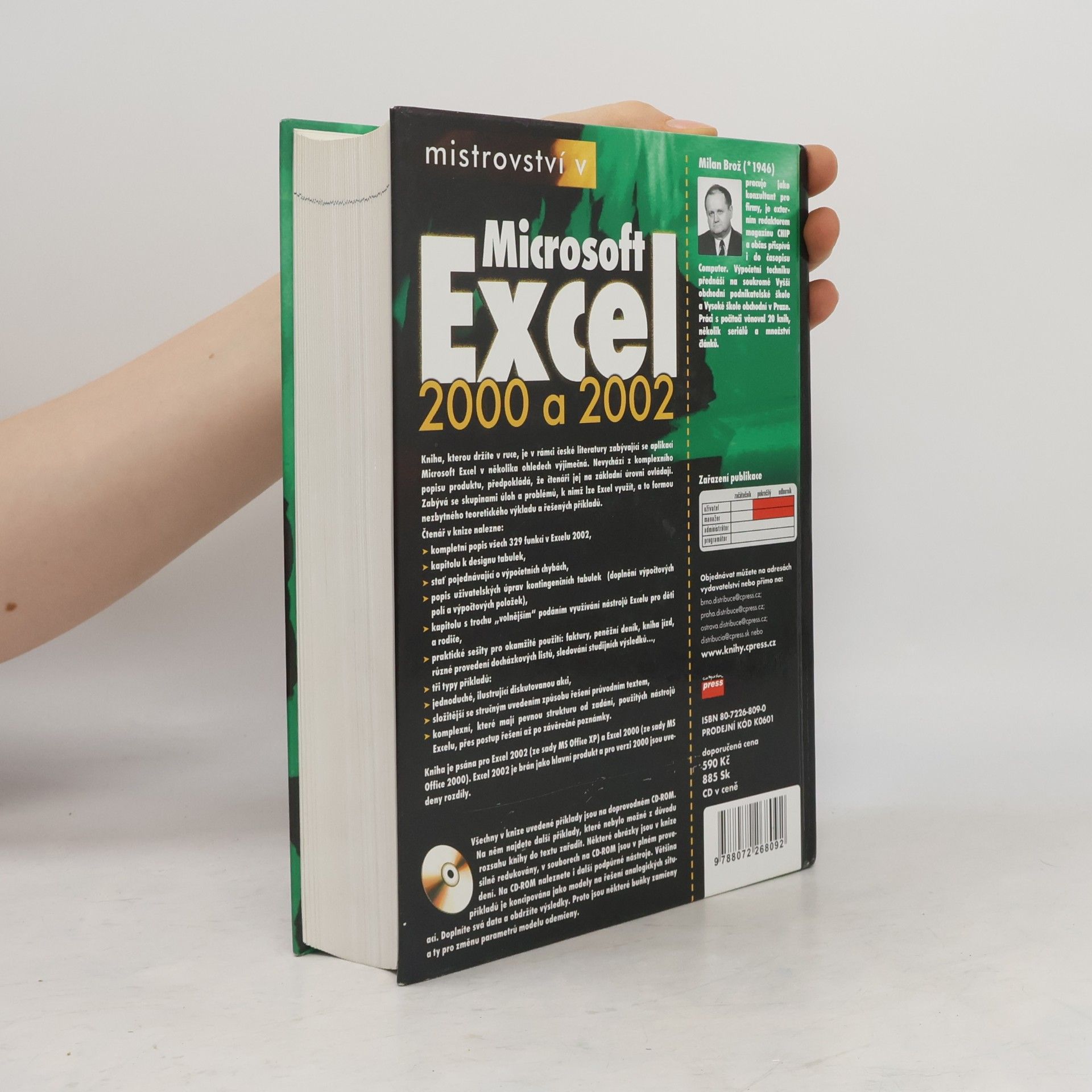 Milan Brož Mistrovství v Microsoft Excel 2000 a 2002