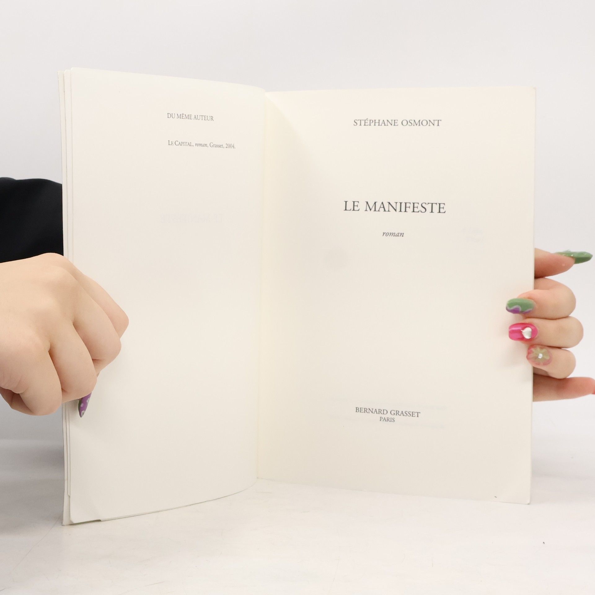 Stéphane Osmont Le manifeste