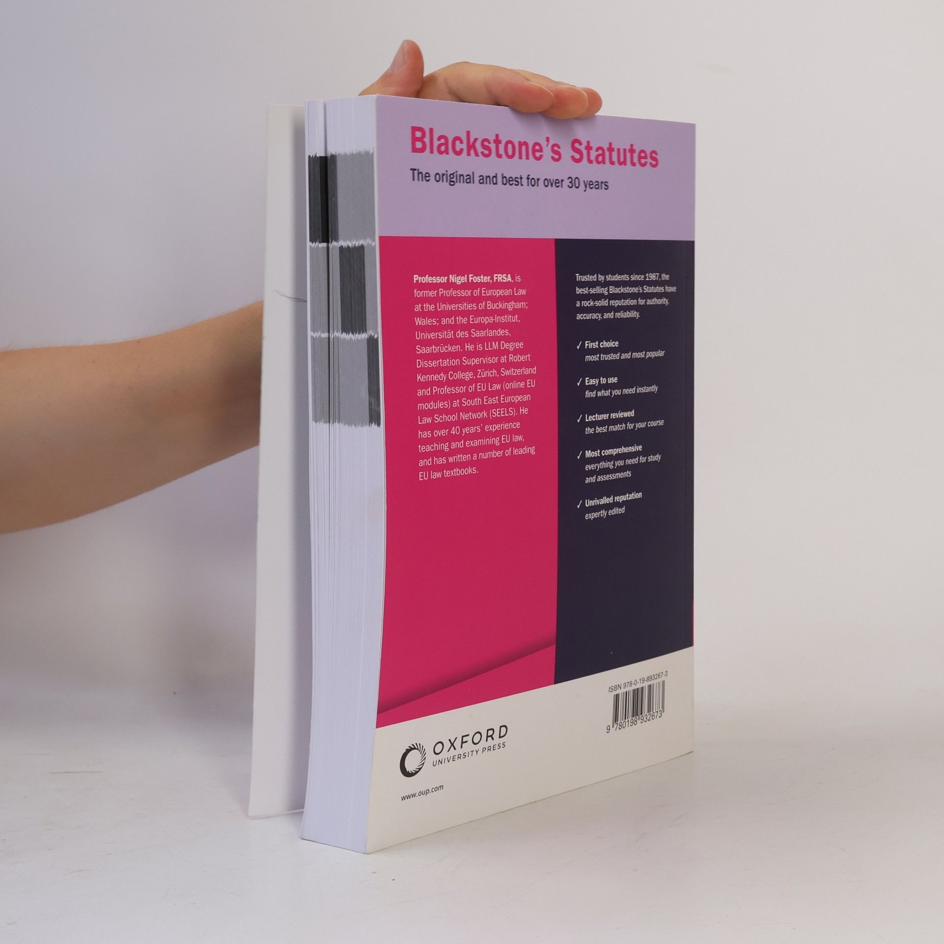 Nigel Foster Blackstone's EU Treaties & Legislation