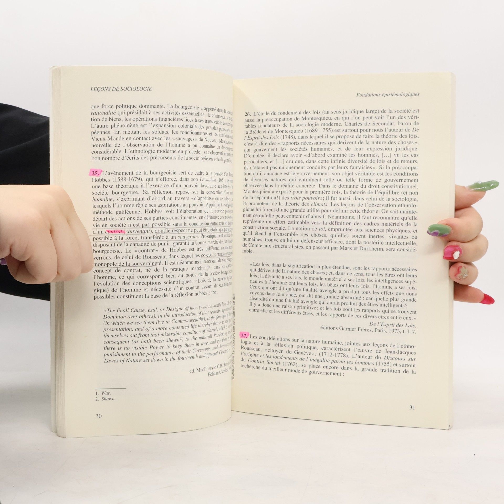 Claude Javeau Leçons de sociologie