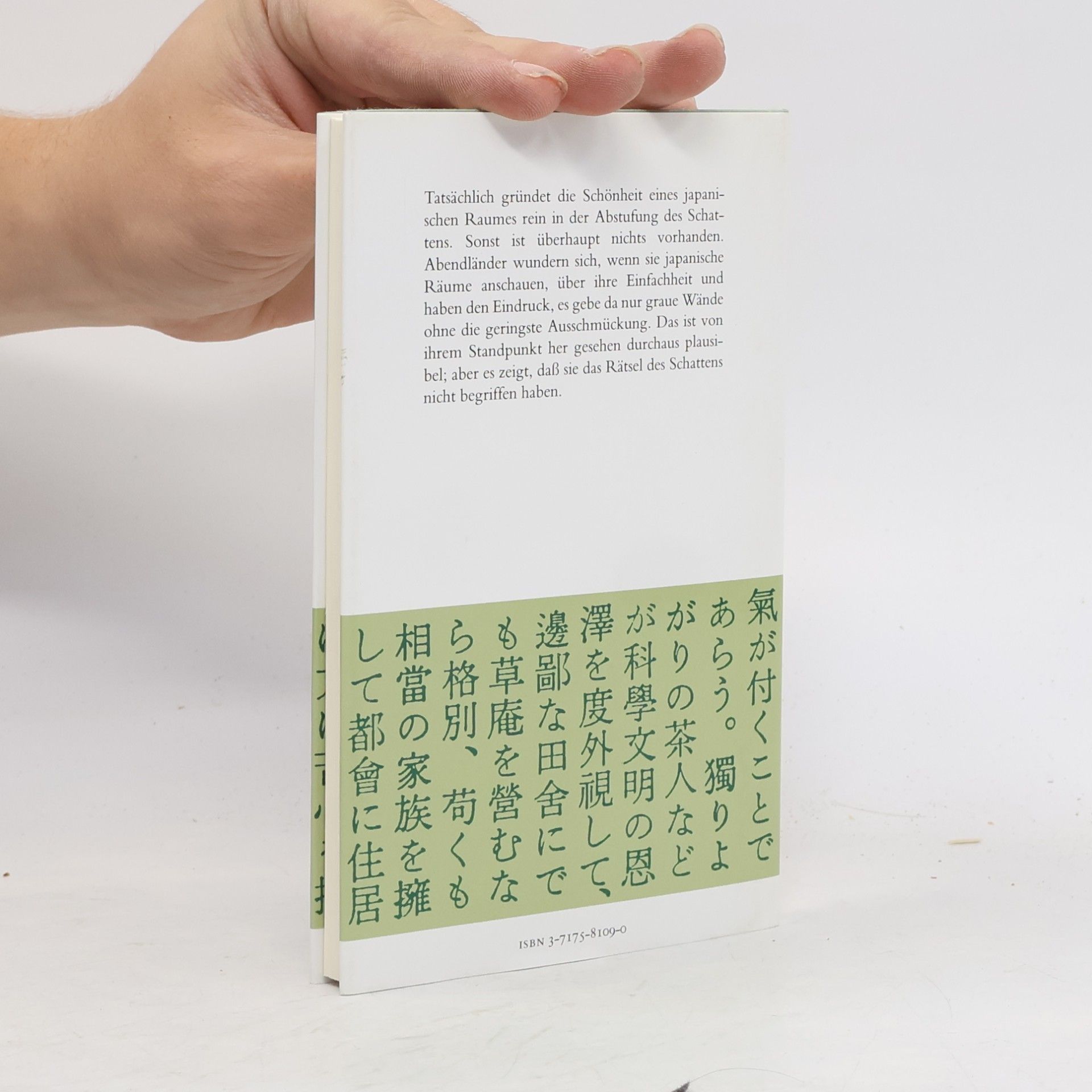 Džun’ičiró Tanizaki Lob des Schattens