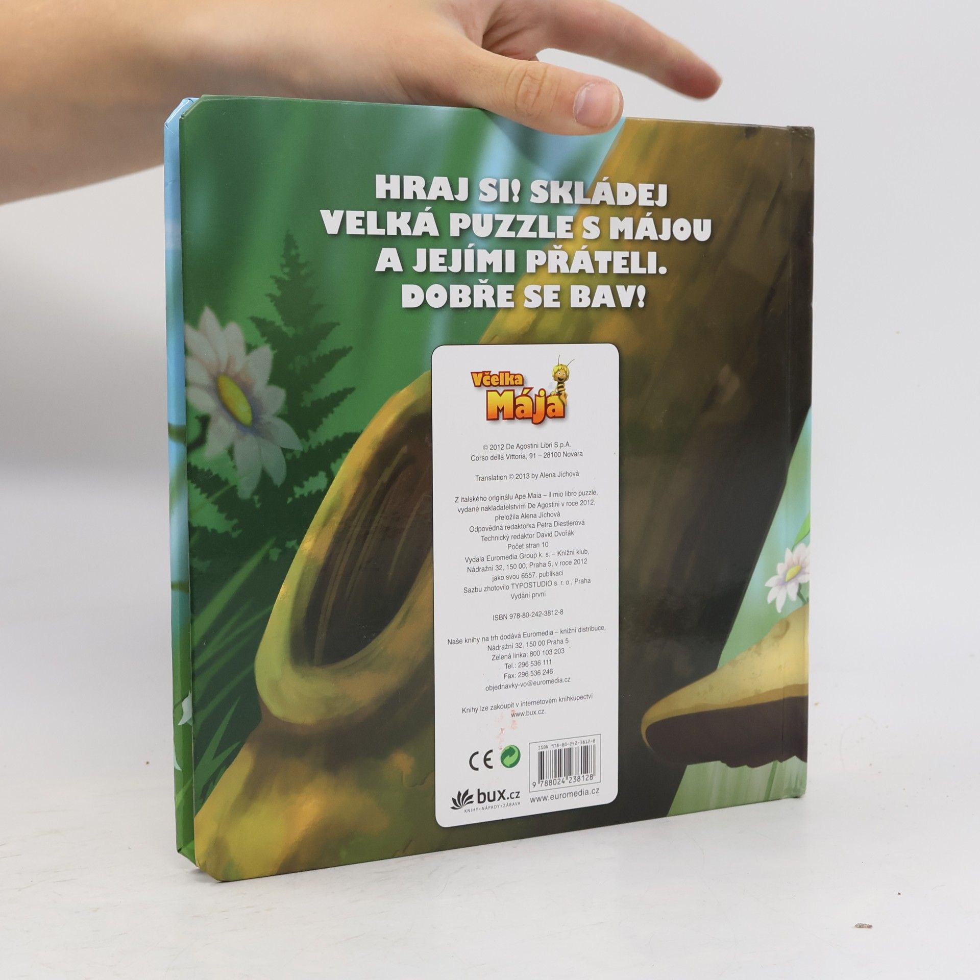 Kolektiv autorů Včelka Mája - Velká kniha puzzle