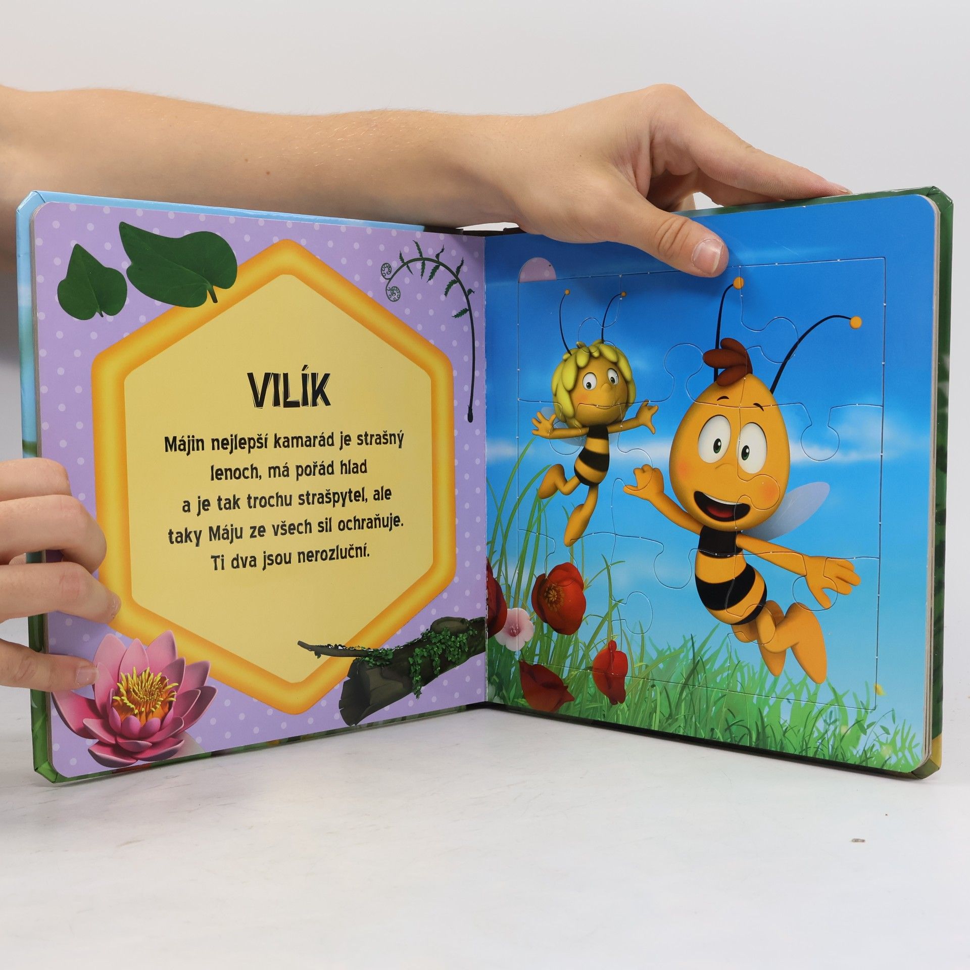 Kolektiv autorů Včelka Mája - Velká kniha puzzle