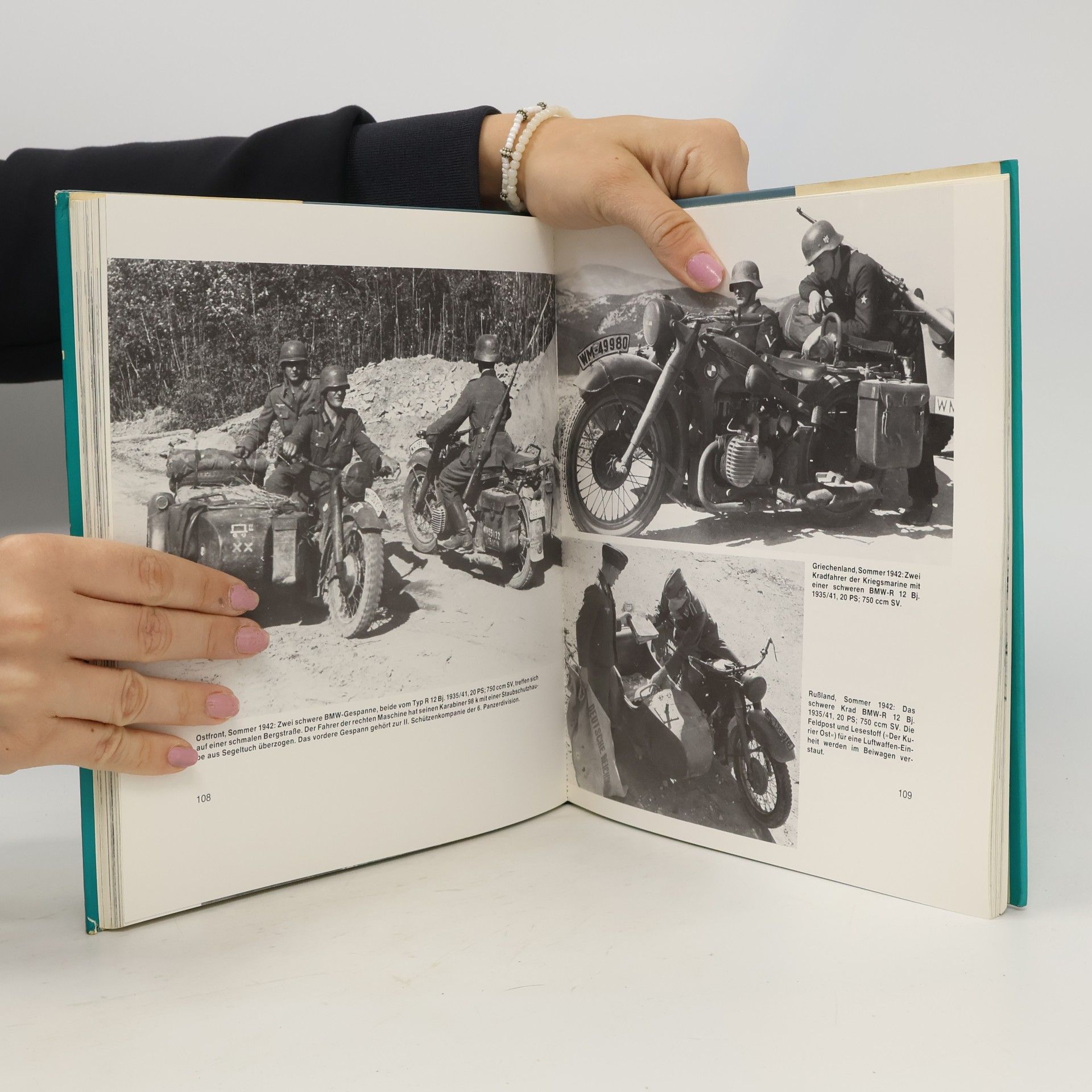 Janusz Piekalkiewicz Bildreport II Weltkrieg - 4: Die BMW-Kräder R 12, R 75 im Zweiten Weltkrieg