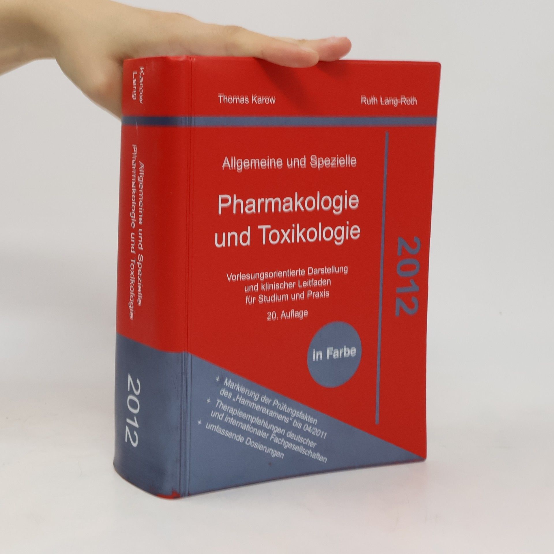 Thomas Karow Pharmakologie und Toxikologie