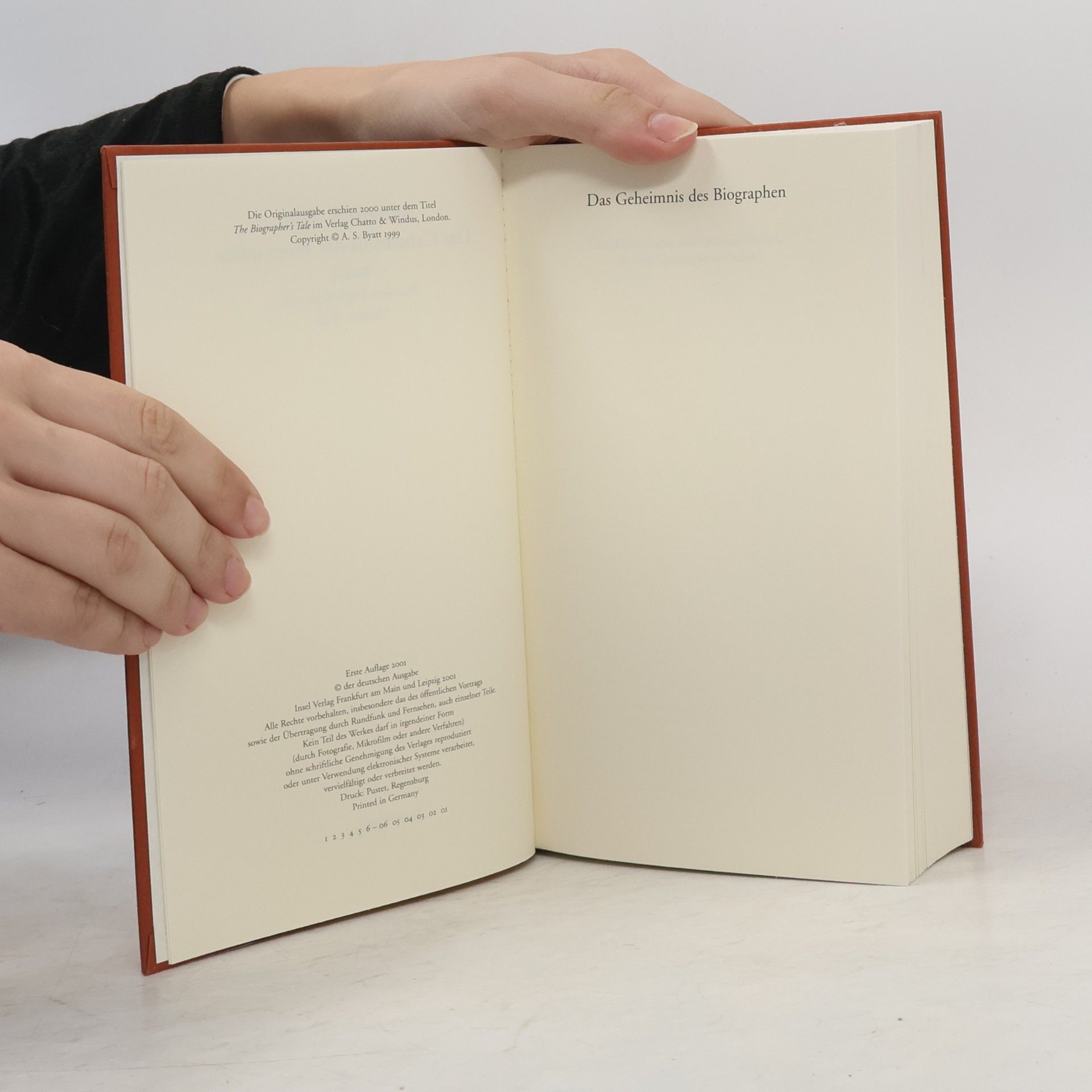 A. S. Byatt Das Geheimnis des Biographen