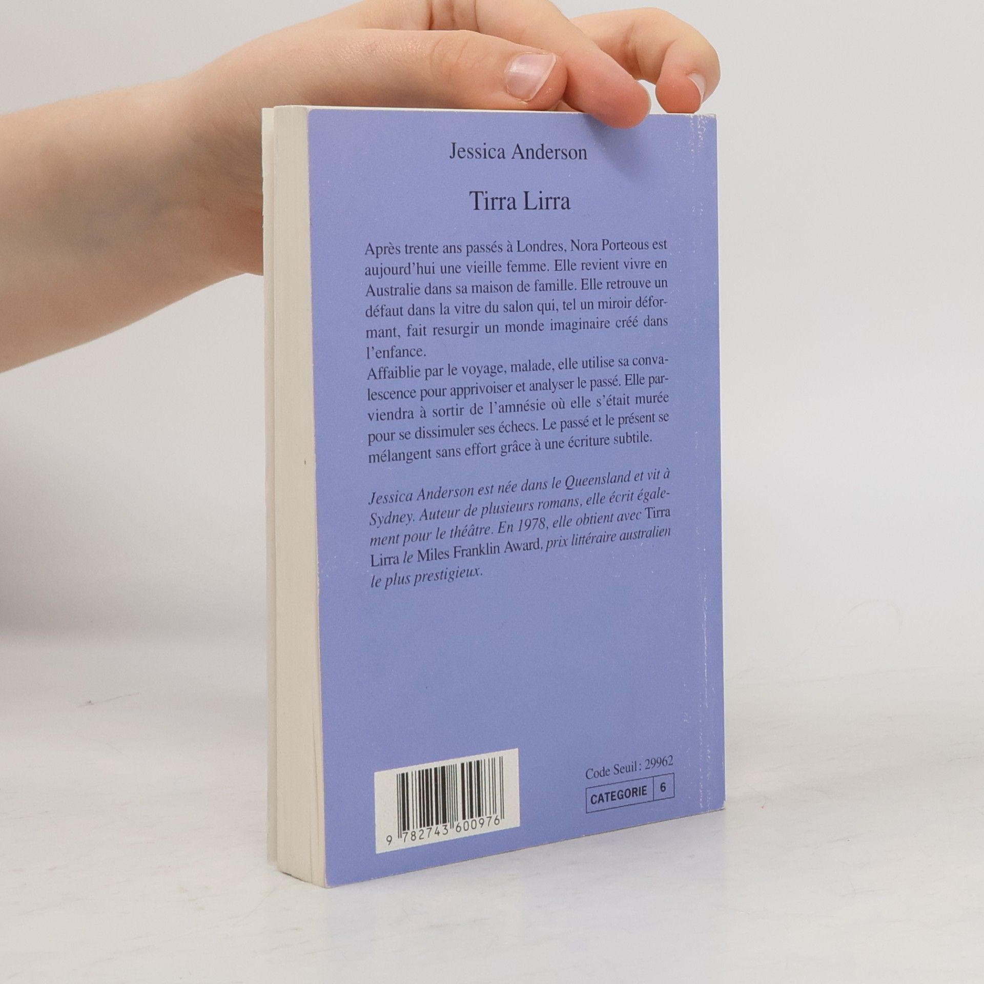 Jessica Anderson Rivages poche / Bibliothèque étrangère: Tirra Lirra