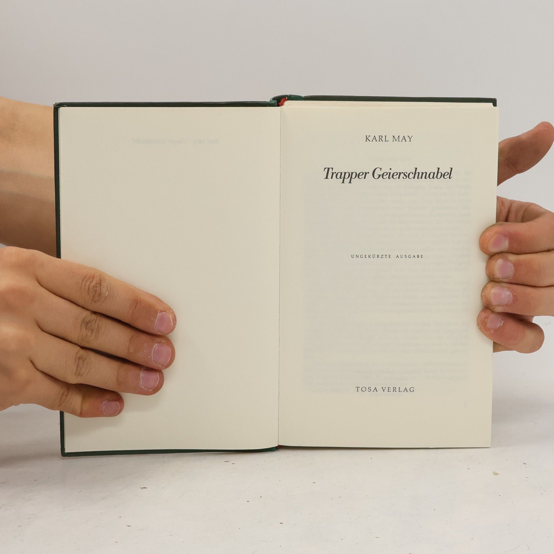 Karl May Trapper Geierschnabel
