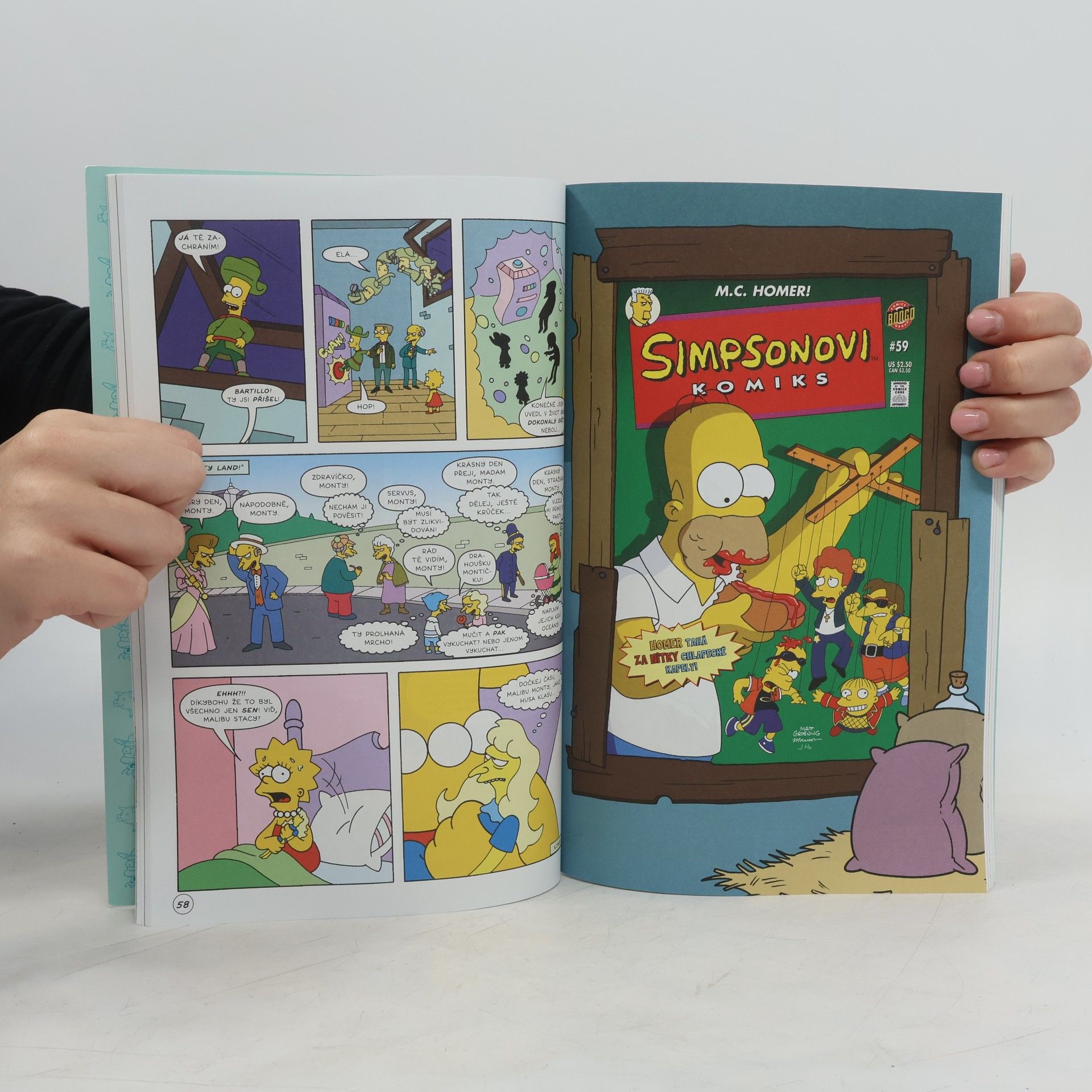 Matt Groening Simpsonovi, Komiksová dupárna