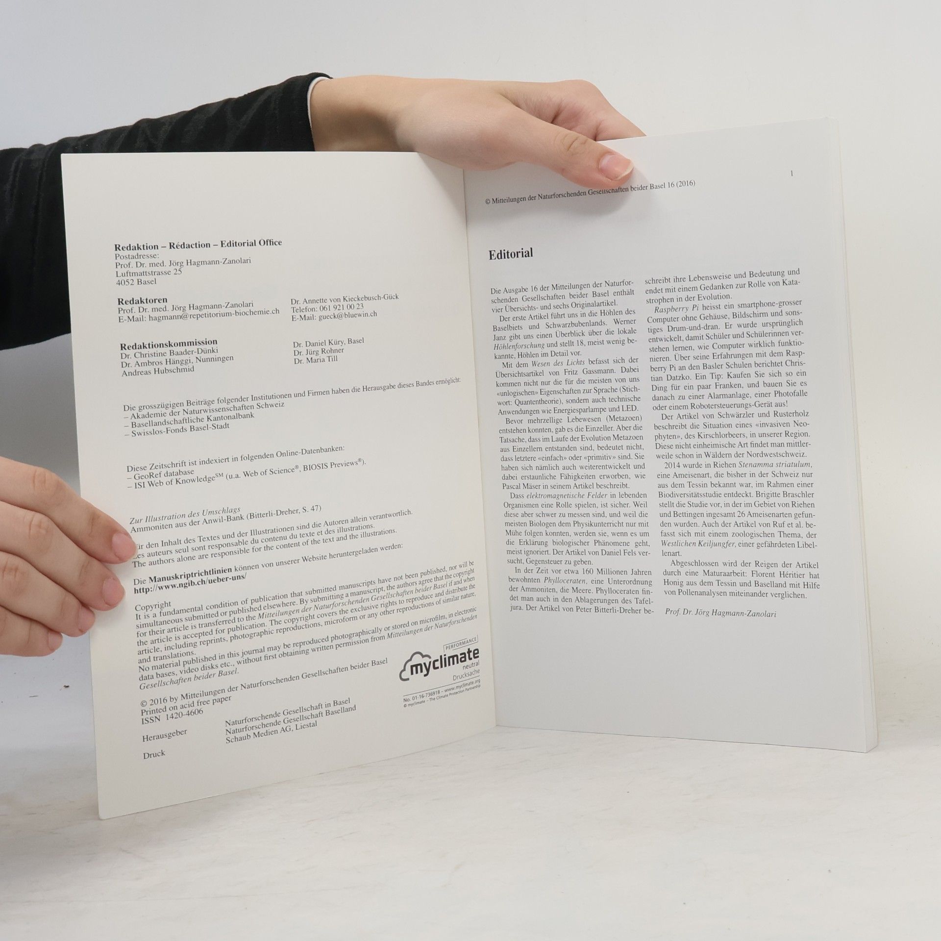 kolektiv Mitteilungen der Naturforschenden Gesellschaften beider Basel