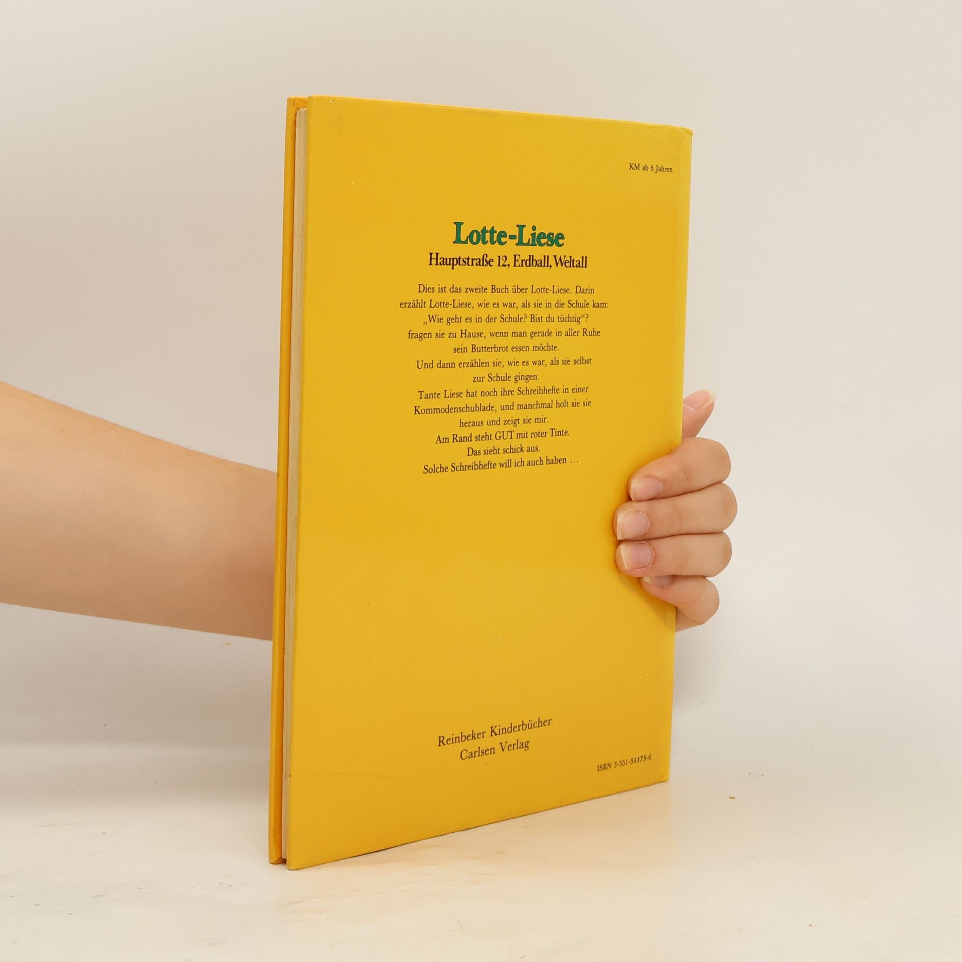 Karin Stjernholm Raeder Lotte-Liese, Hauptstrasse 12, Erdball, Weltall