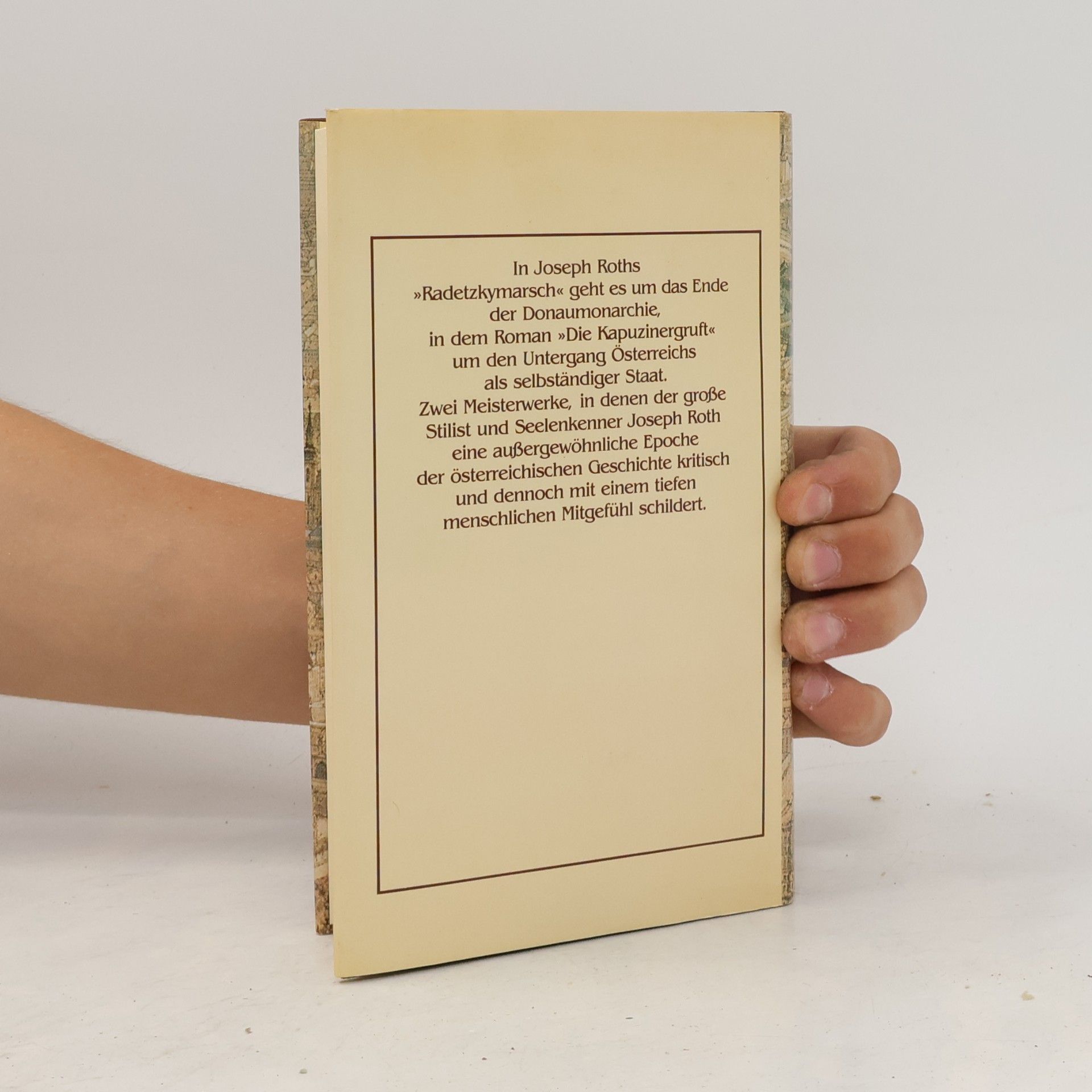 Joseph Roth Radetzkymarsch. Die Kapuzinergruft