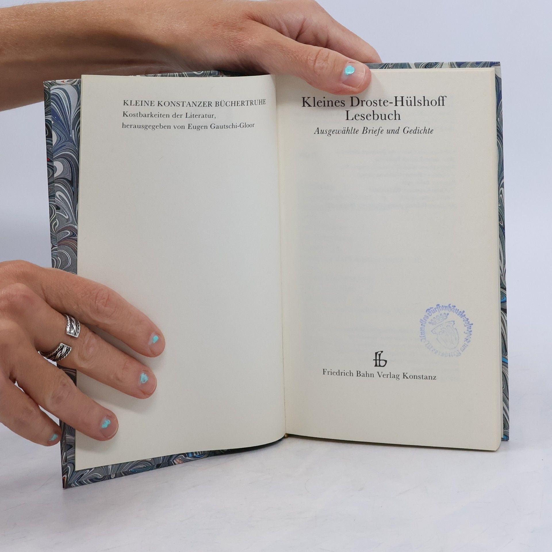 Annette von Droste-Hülshoff Kleines Droste-Hülshoff Lesebuch