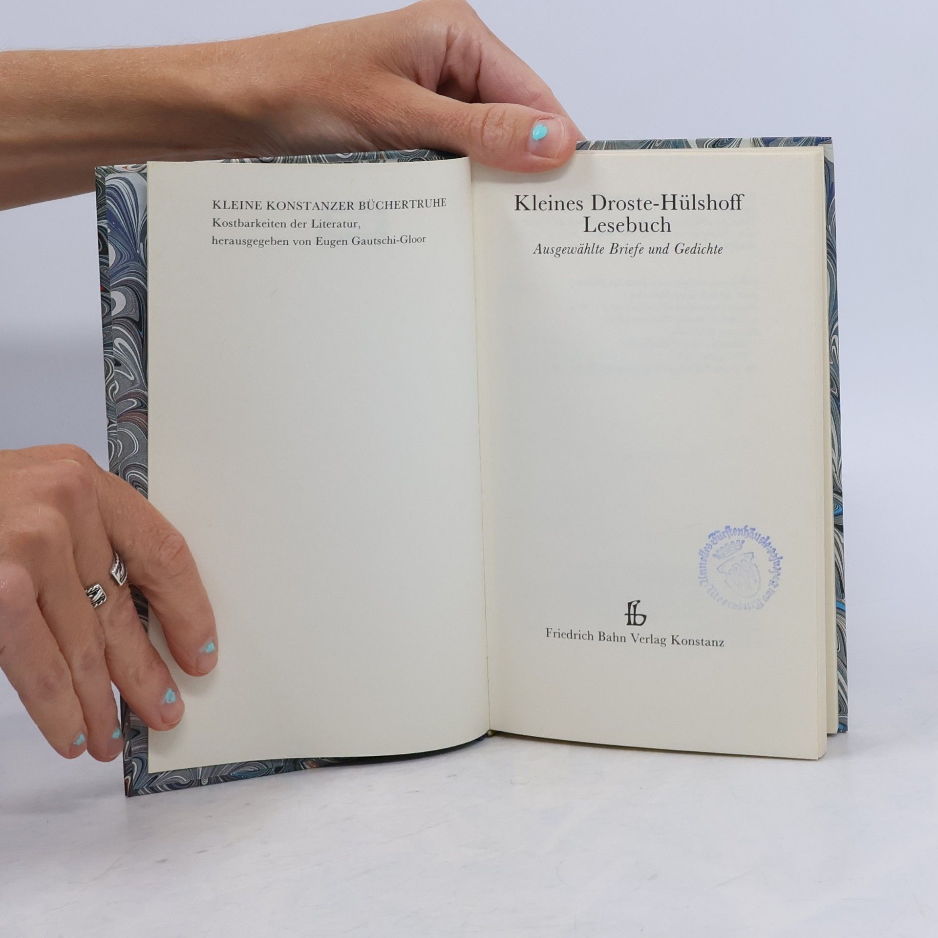 Annette von Droste-Hülshoff Kleines Droste-Hülshoff Lesebuch