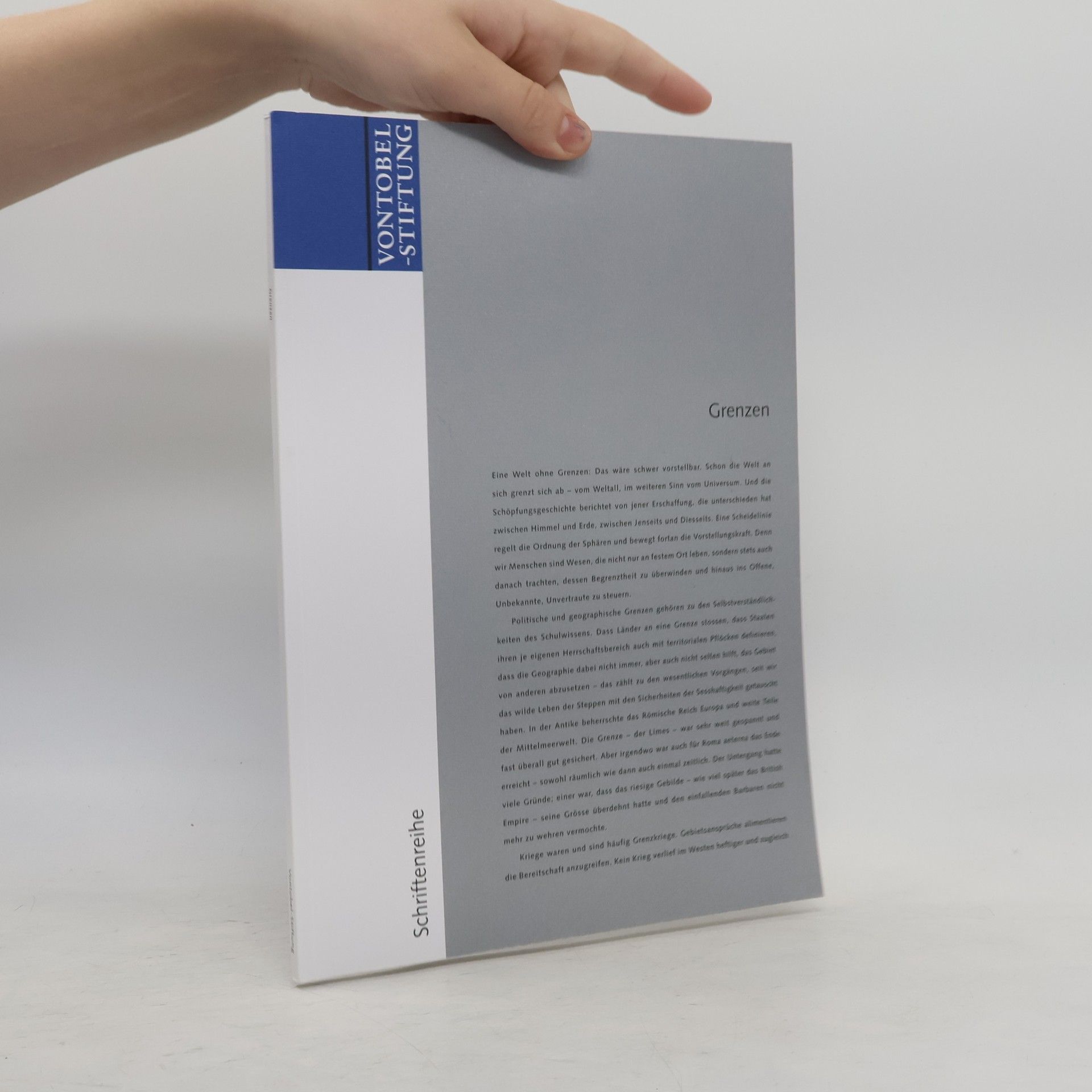 Autorenkollektiv Grenzen. Schriftenreihe