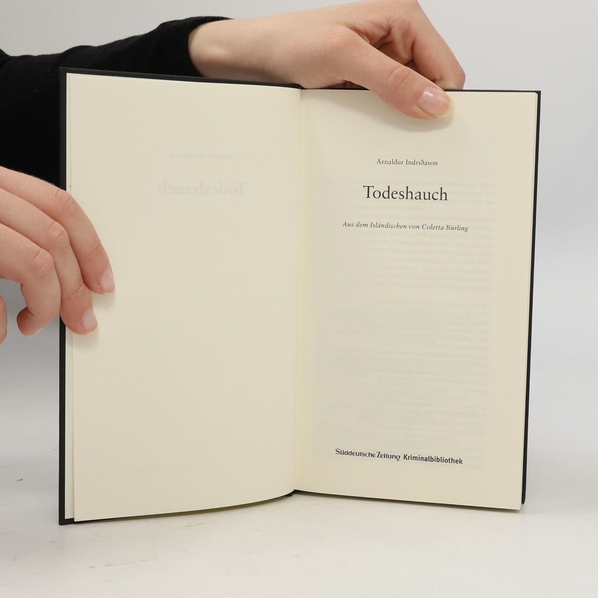 Arnaldur Indriðason Todeshauch