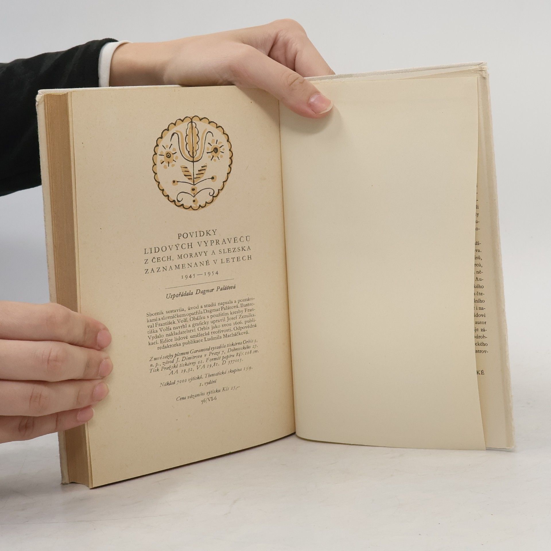 Dagmar Palátová Povídky lidových vypravěčů z Čech, Moravy a Slezska zaznamenané v letech 1945 - 1954