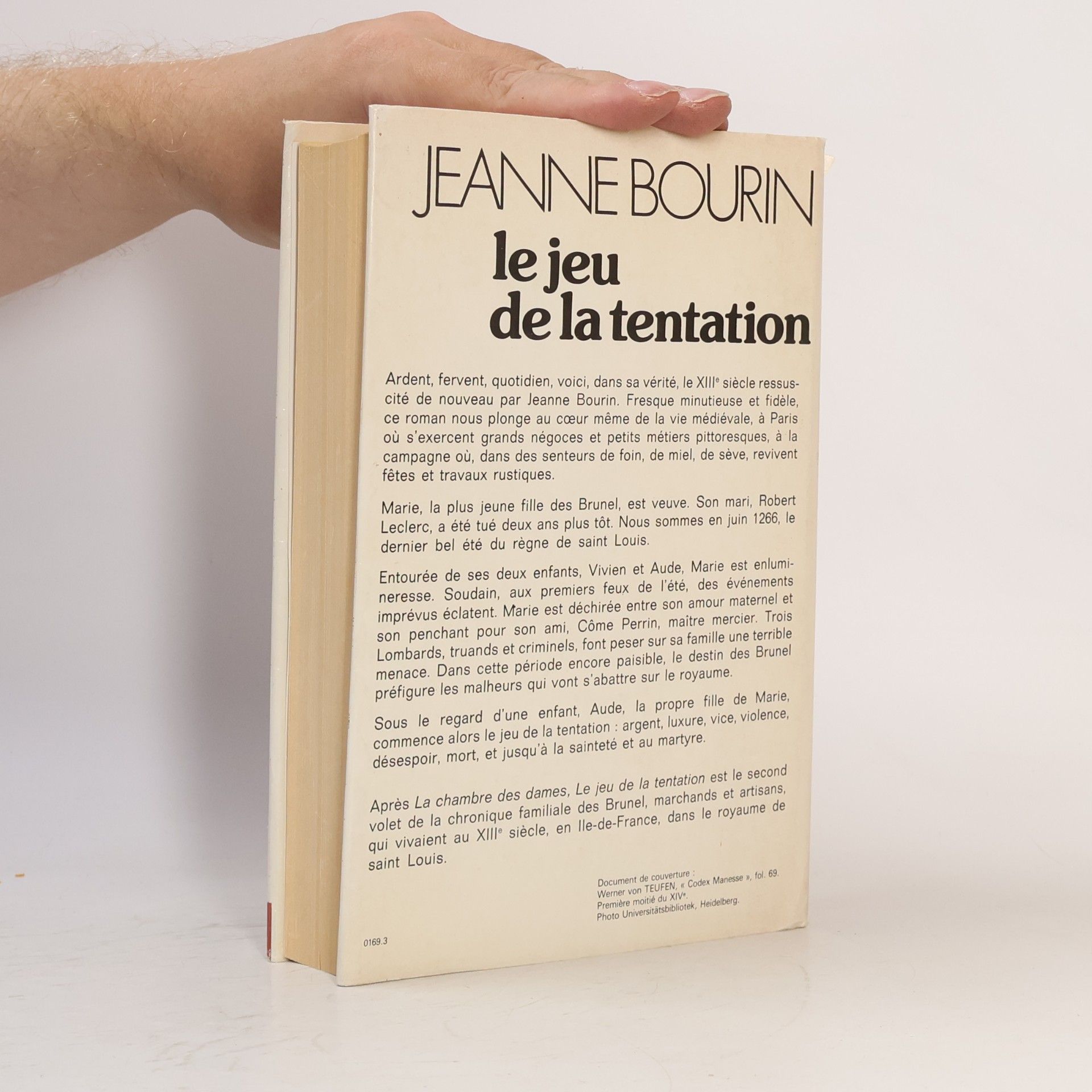 Jeanne Bourin Le jeu de la tentation