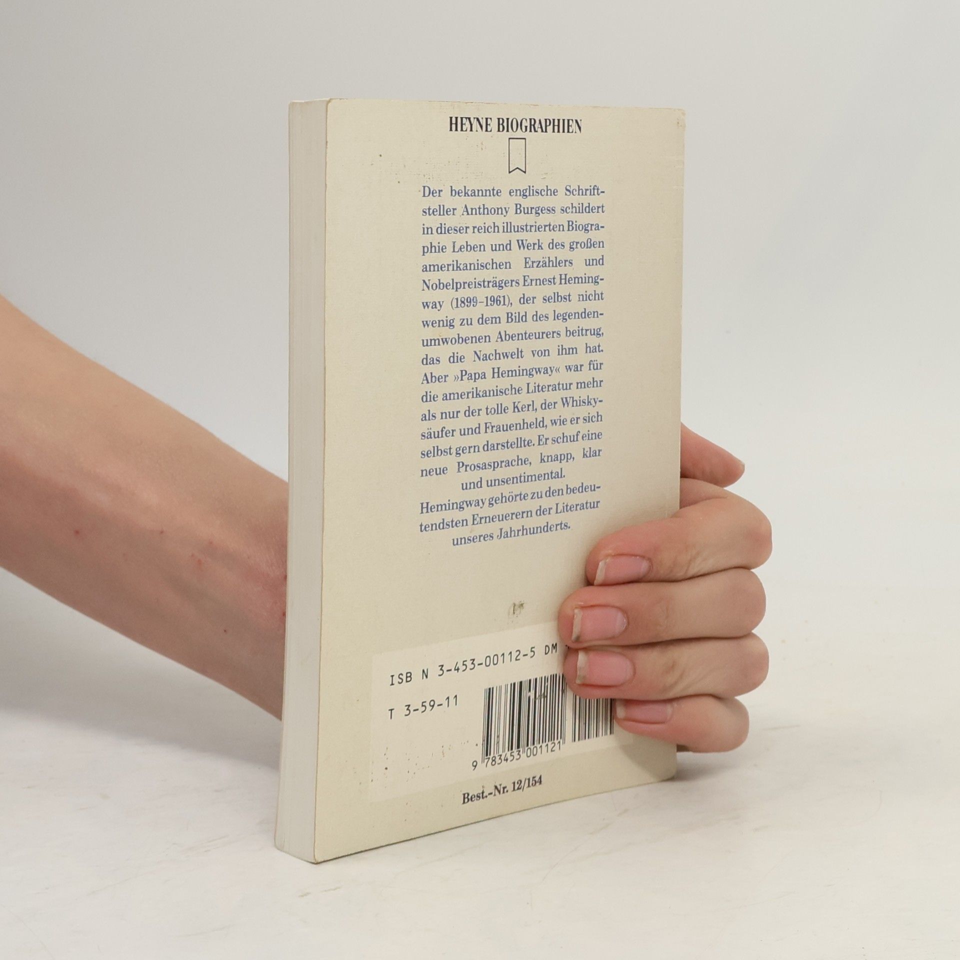 Anthony Burgess Ernest Hemingway