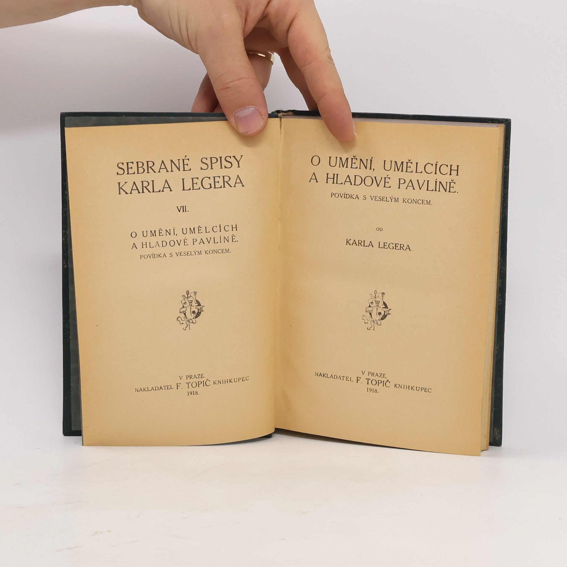 Leger Karel O umění, umělcích a hladové Pavlíně