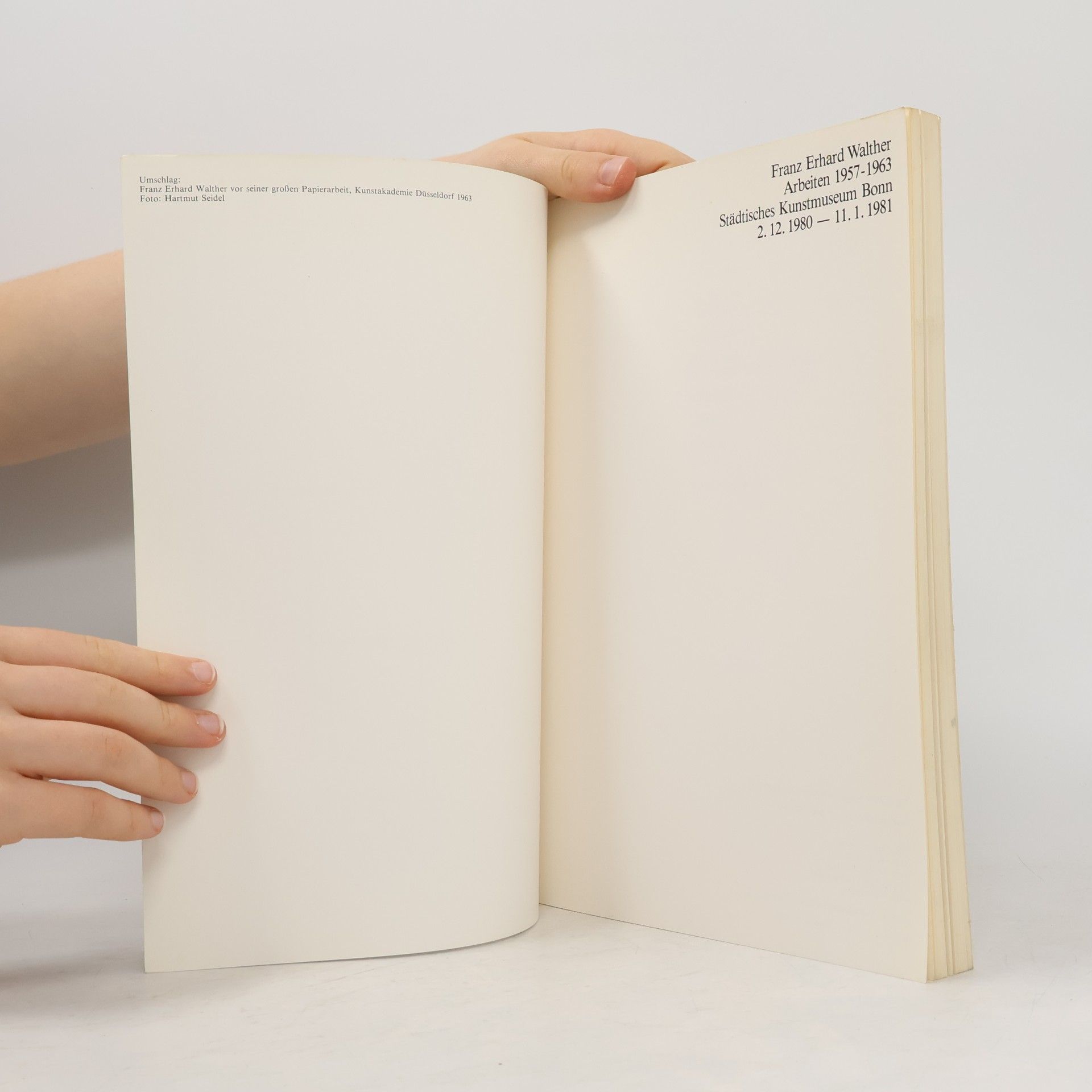 Autorenkollektiv Franz Erhard Walther - Arbeiten 1959-1963