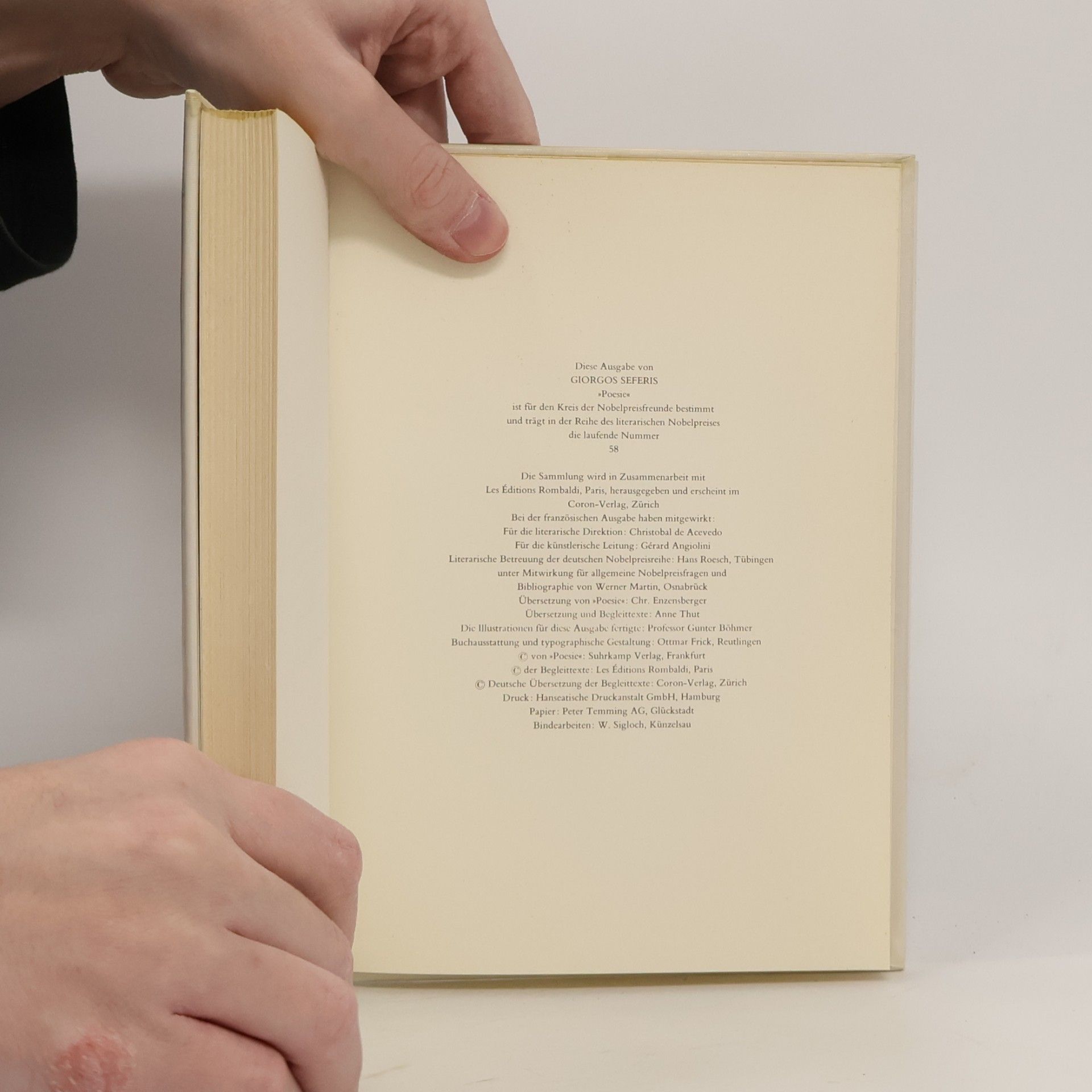 Jorgos Seferis Gedichte
