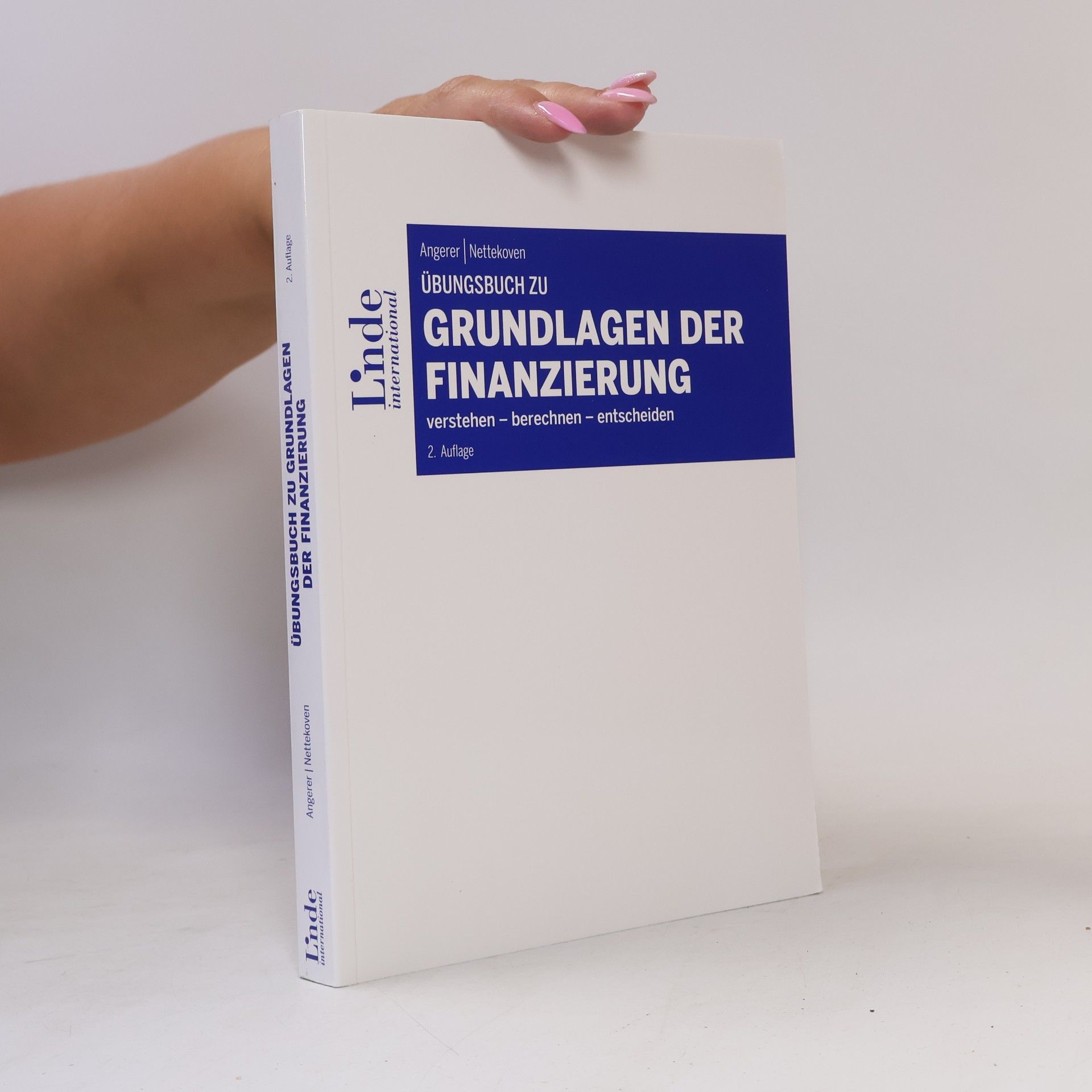 Martin Angerer Übungsbuch zu Grundlagen der Finanzierung