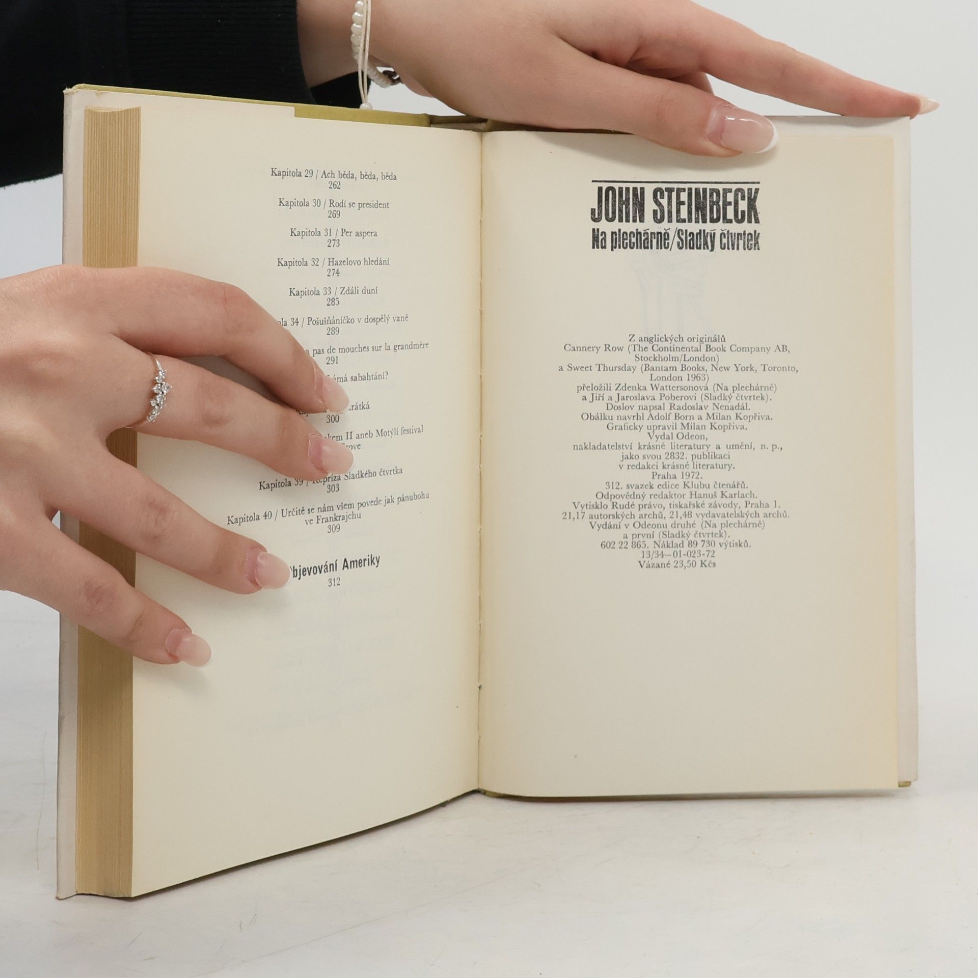 John Steinbeck Na plechárně. Sladký čtvrtek