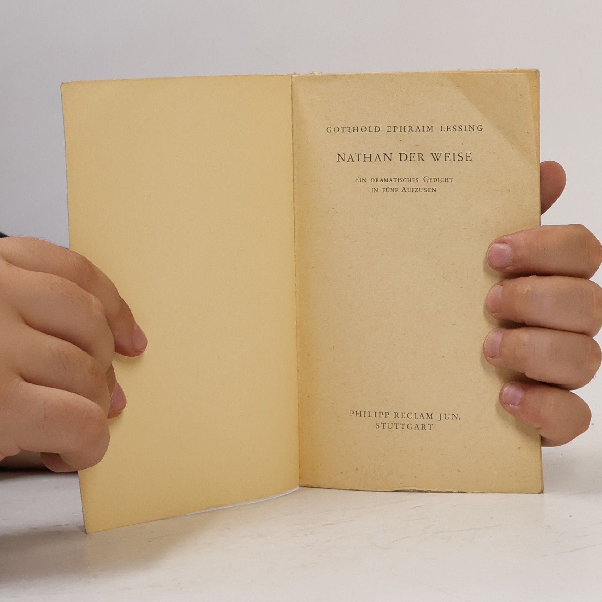 Gotthold Ephraim Lessing Nathan der Weise