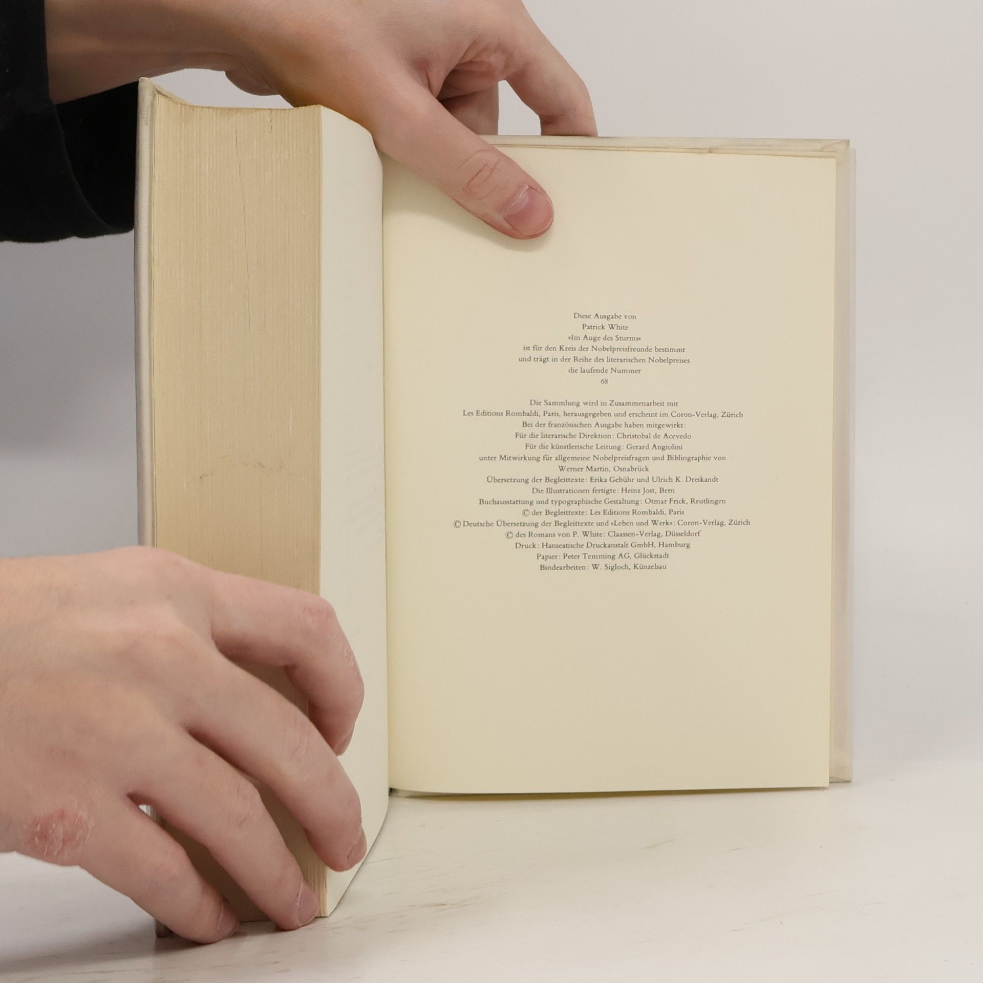 Patrick White Im Auge des Sturms