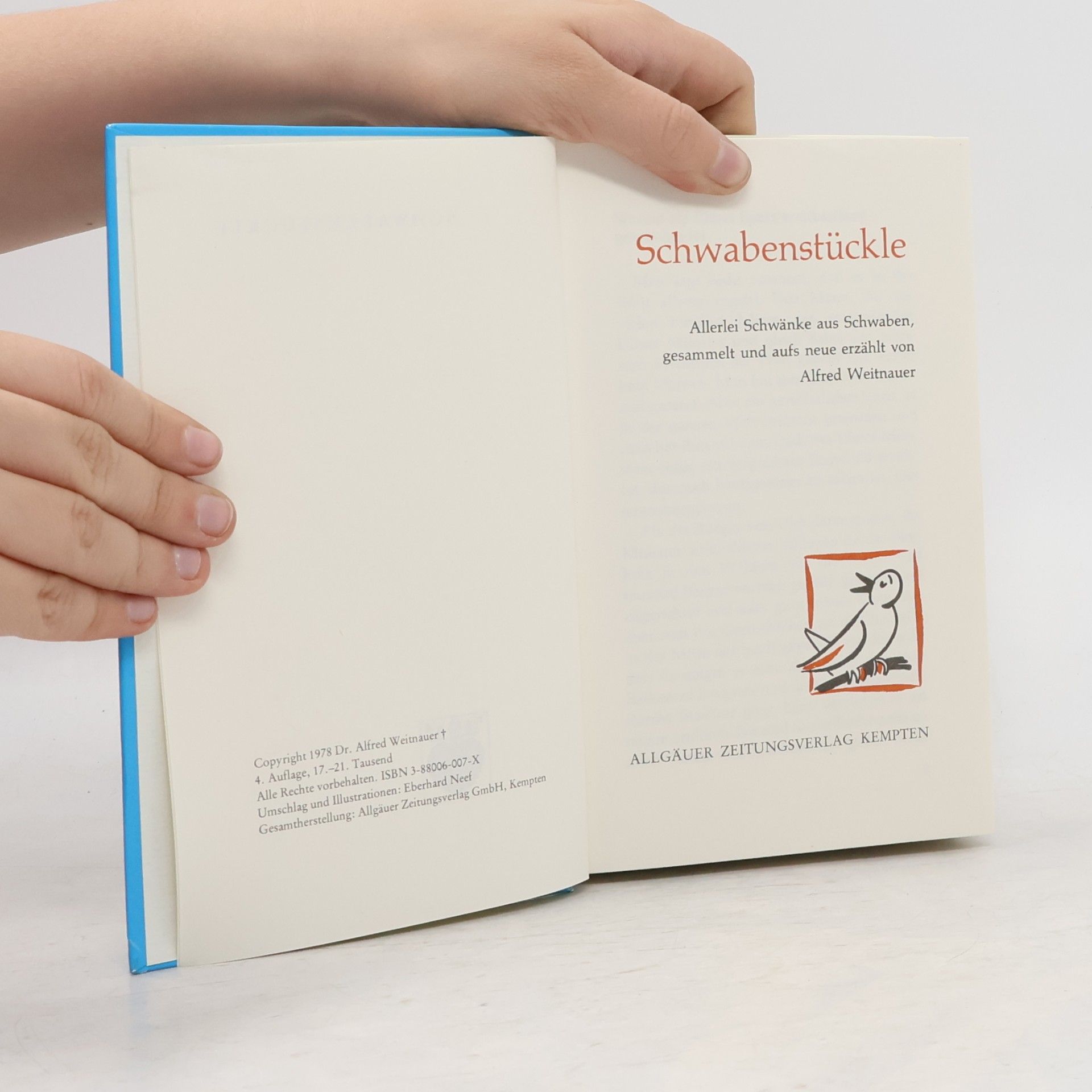 Alfred Weitnauer Schwabenstückle: Schwänke aus Schwaben